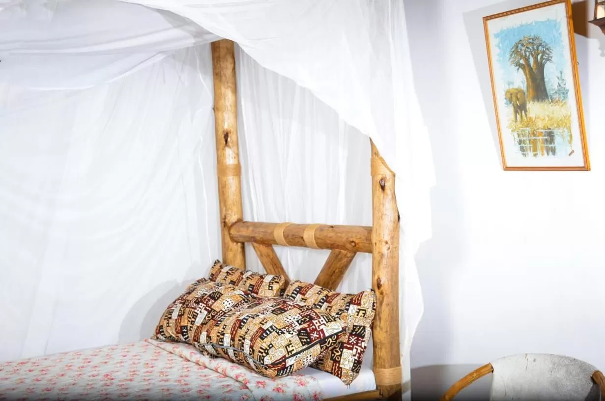 Bed in Charming Eco-Homestay near Kilimanjaro International Airport