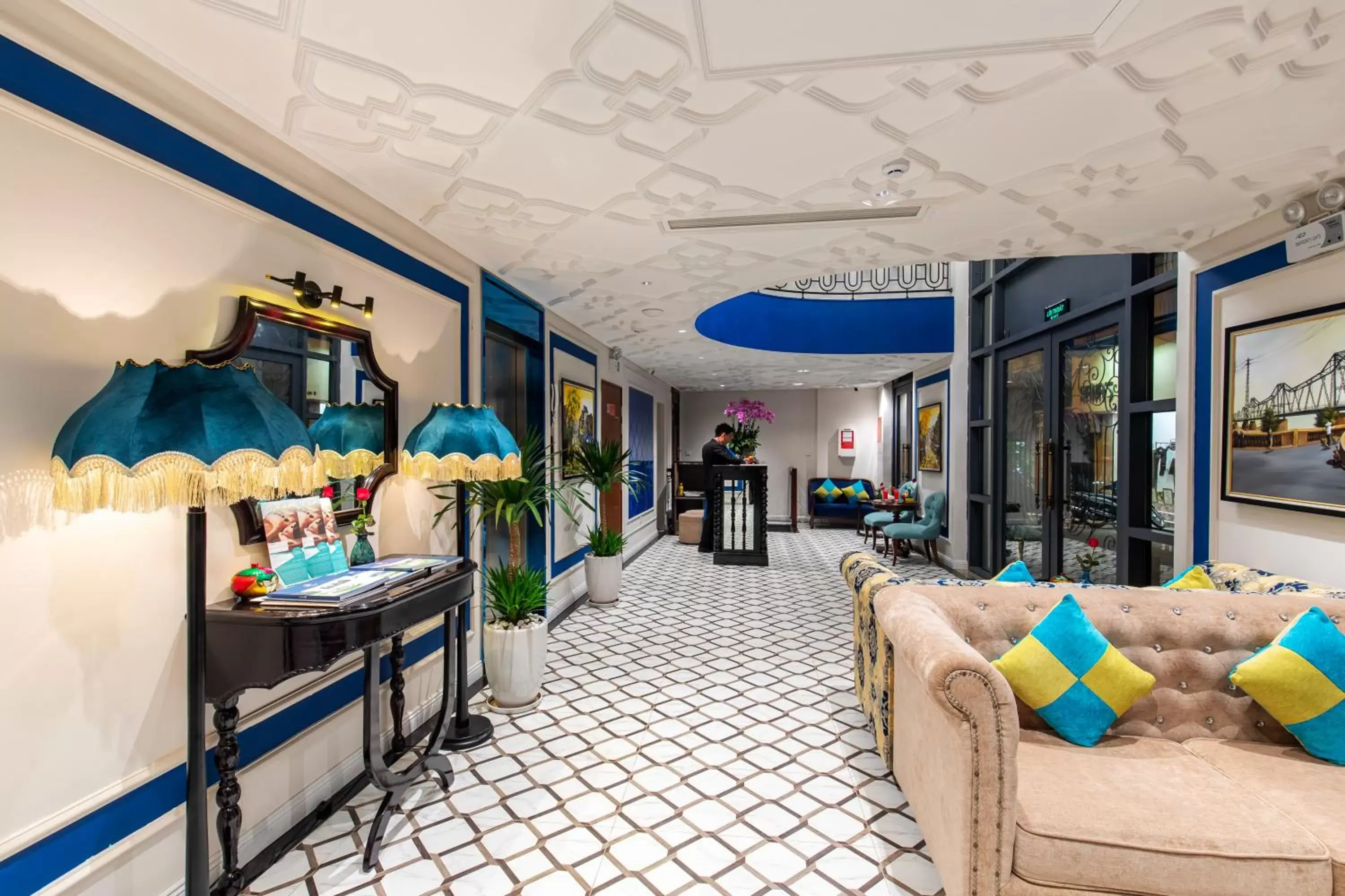 Lobby or reception in Hanoi Calista Hotel & Spa Lobby or reception in Hanoi Calista Hotel & Spa