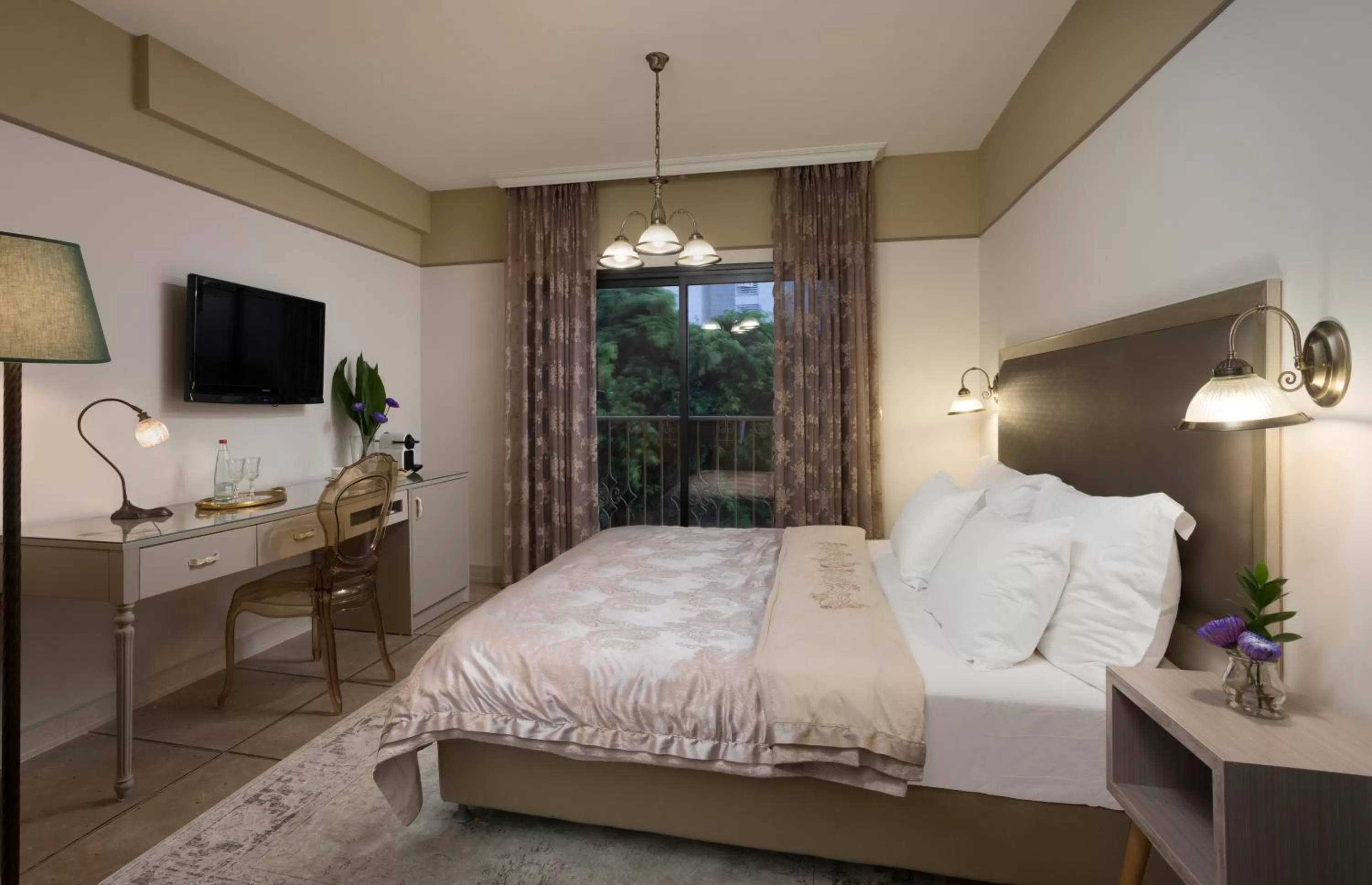 Bed in Shtarkman Erna Boutique Hotel Nahariya