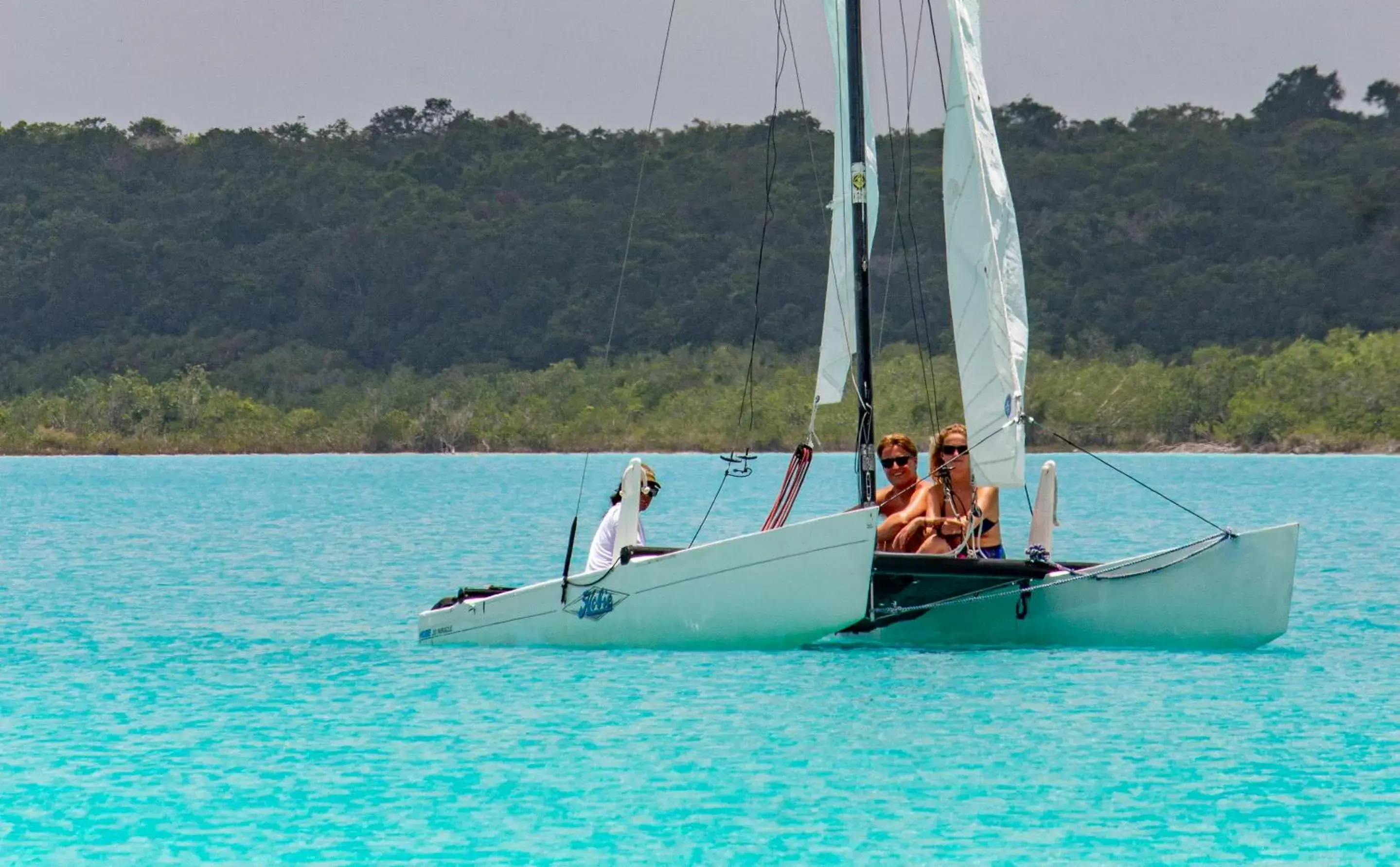 Off site, Windsurfing in El Búho Lagoon Bacalar