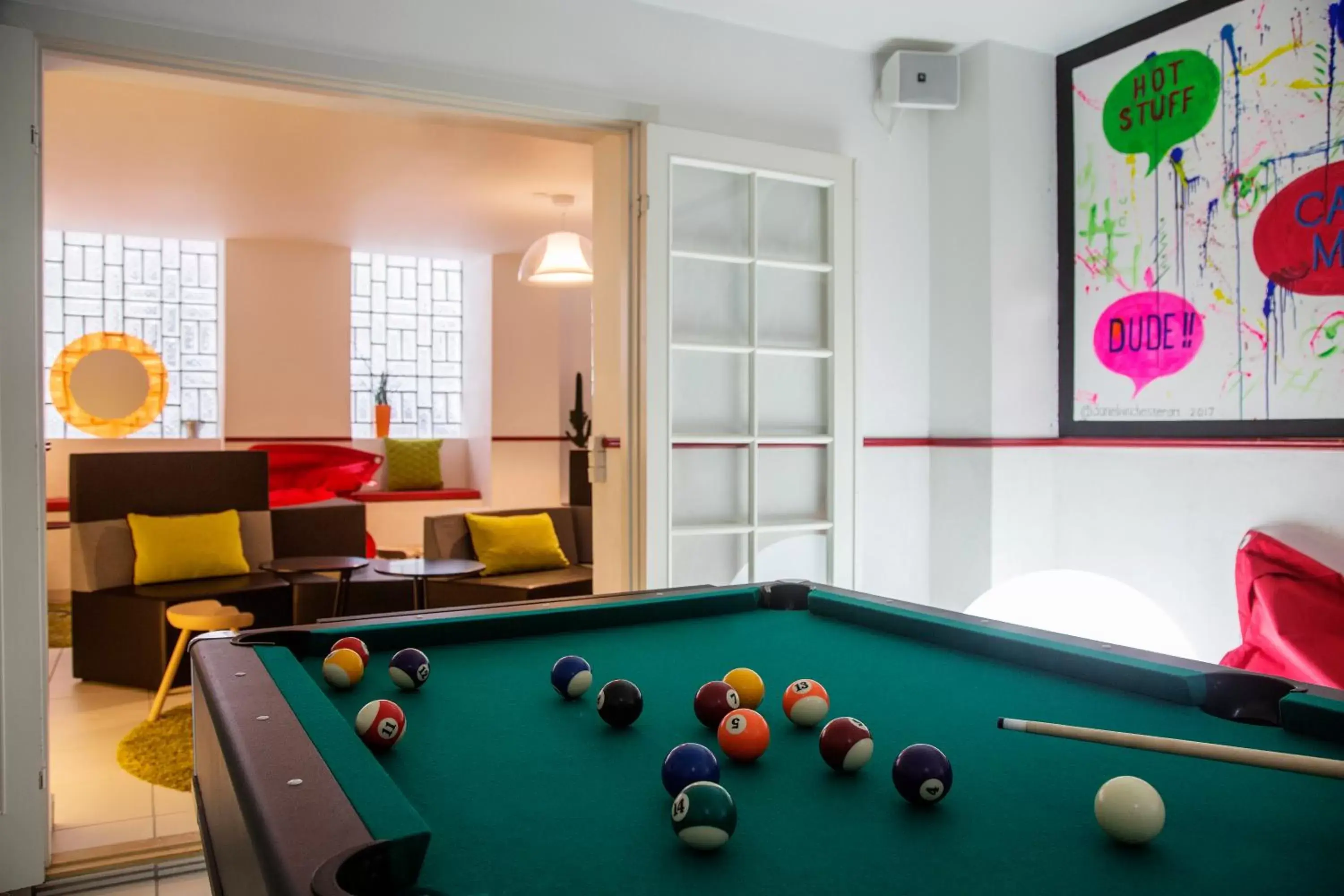 Communal lounge/ TV room, Billiards in Annex Copenhagen