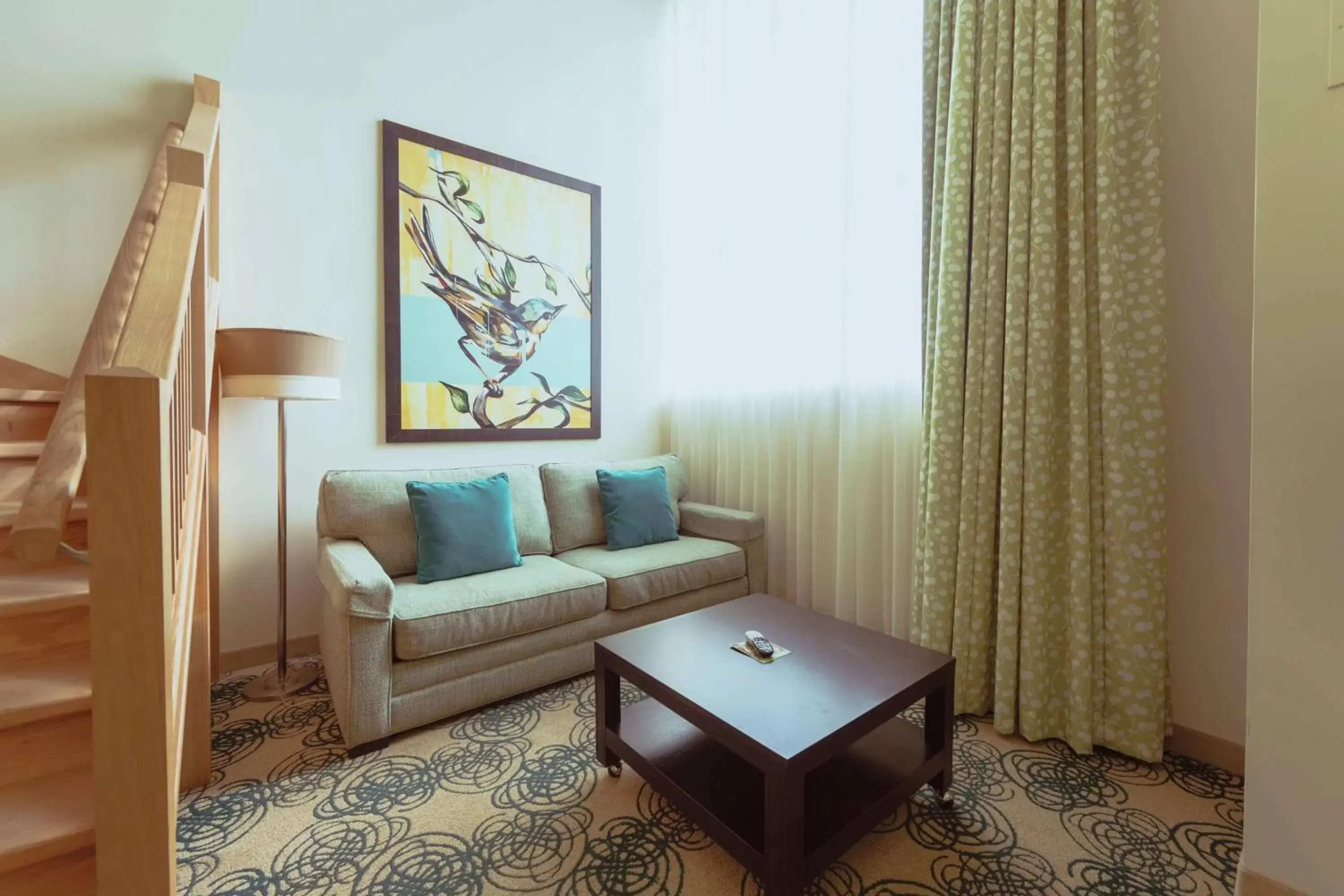 Living room, Seating Area in Hotel Skyler Syracuse, Tapestry Collection by Hilton