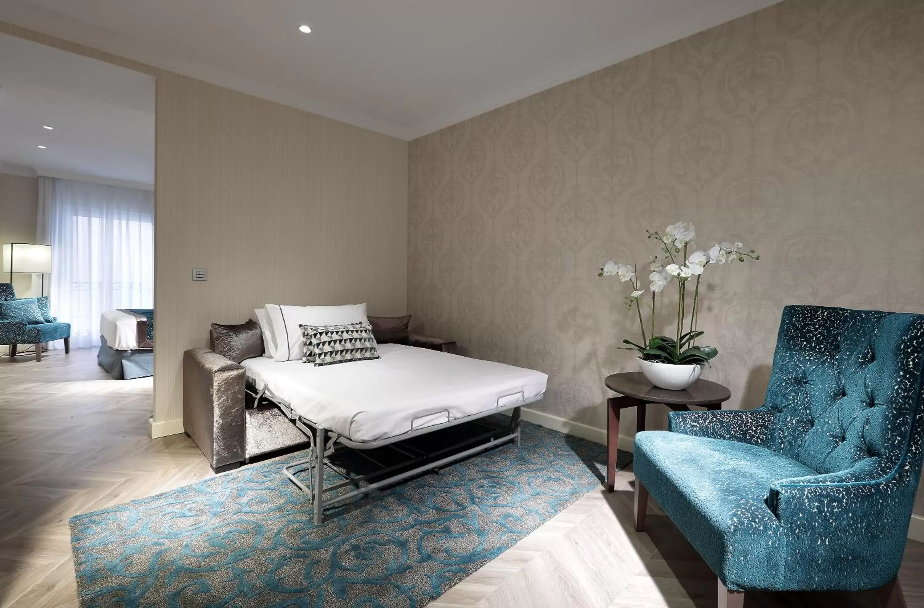 Bed in Eurostars Casa de la Lírica Bed in Eurostars Casa de la Lírica