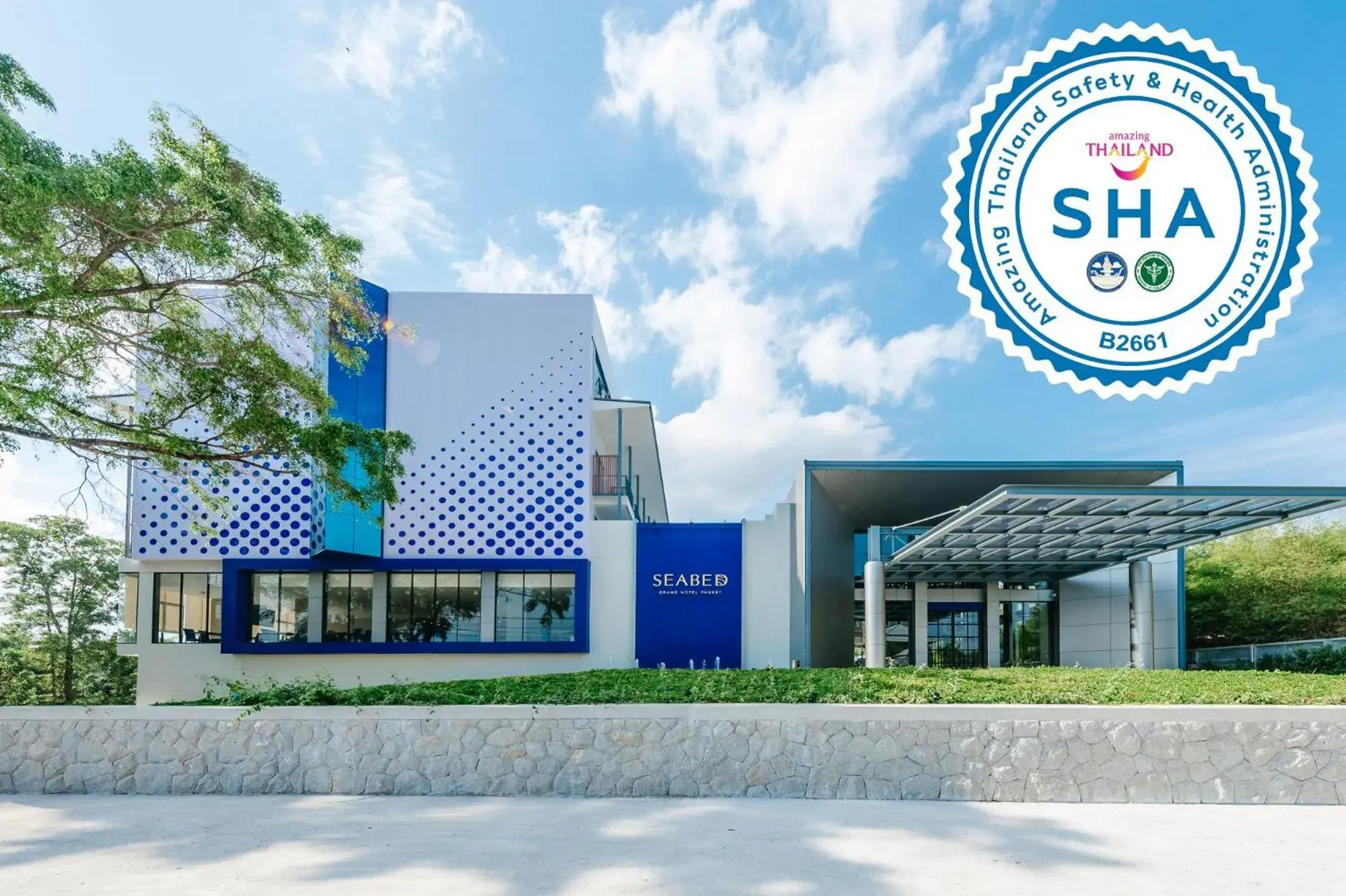 Facade/entrance in Seabed Grand Hotel Phuket - SHA Extra Plus Facade/entrance in Seabed Grand Hotel Phuket - SHA Extra Plus