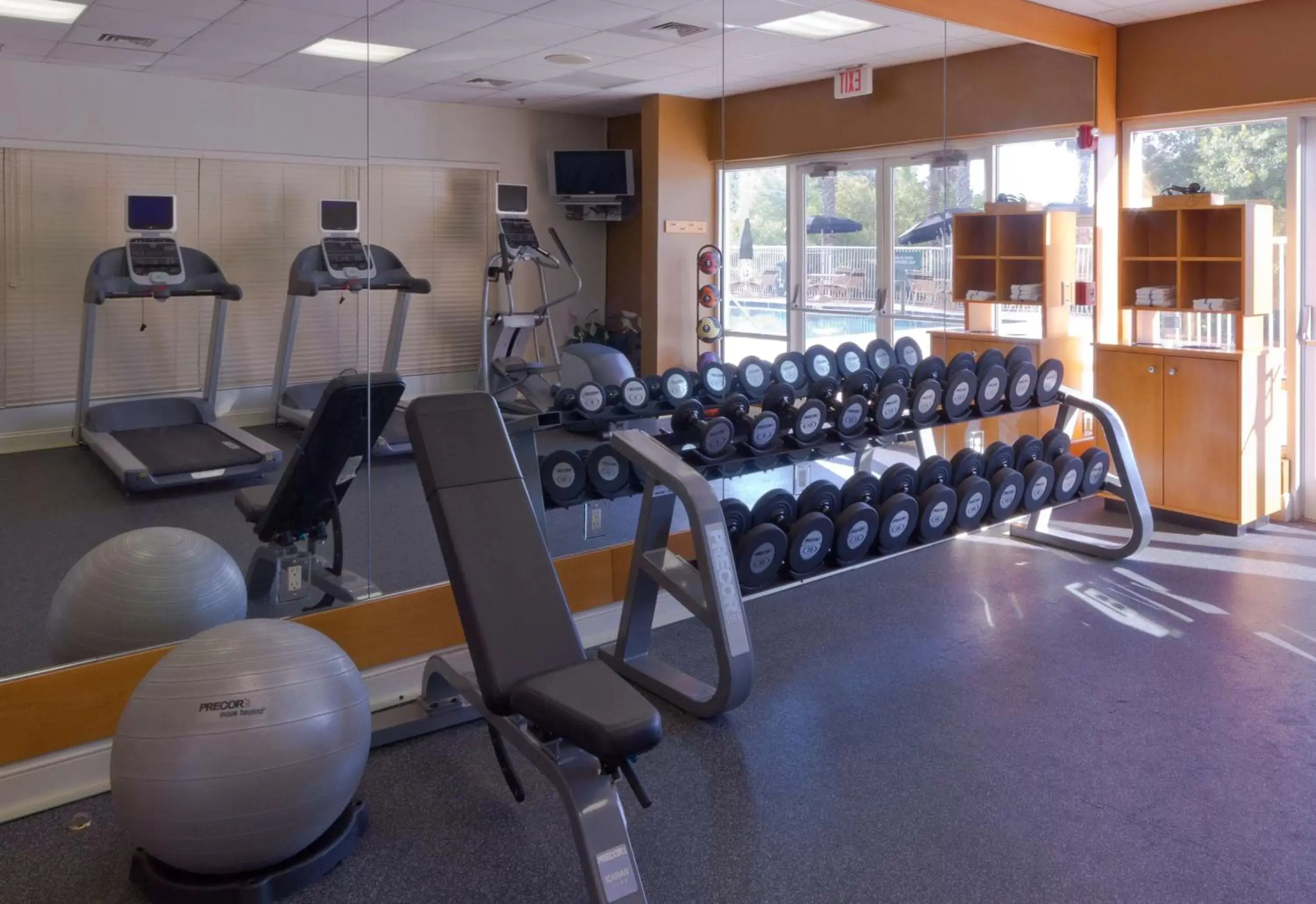 Pool view, Fitness Center/Facilities in Hilton Garden Inn Jacksonville Airport