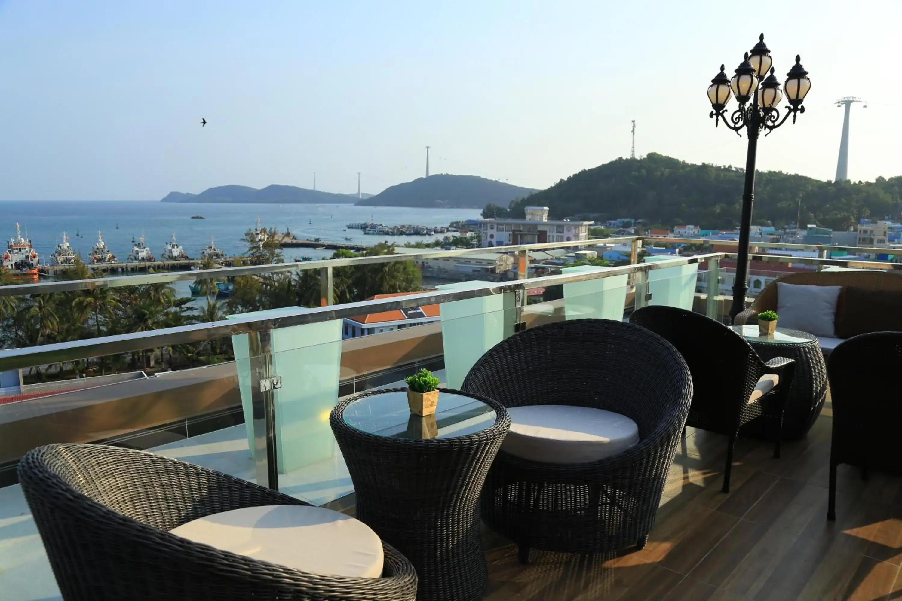 Balcony/Terrace in Phung Hung Boutique Hotel