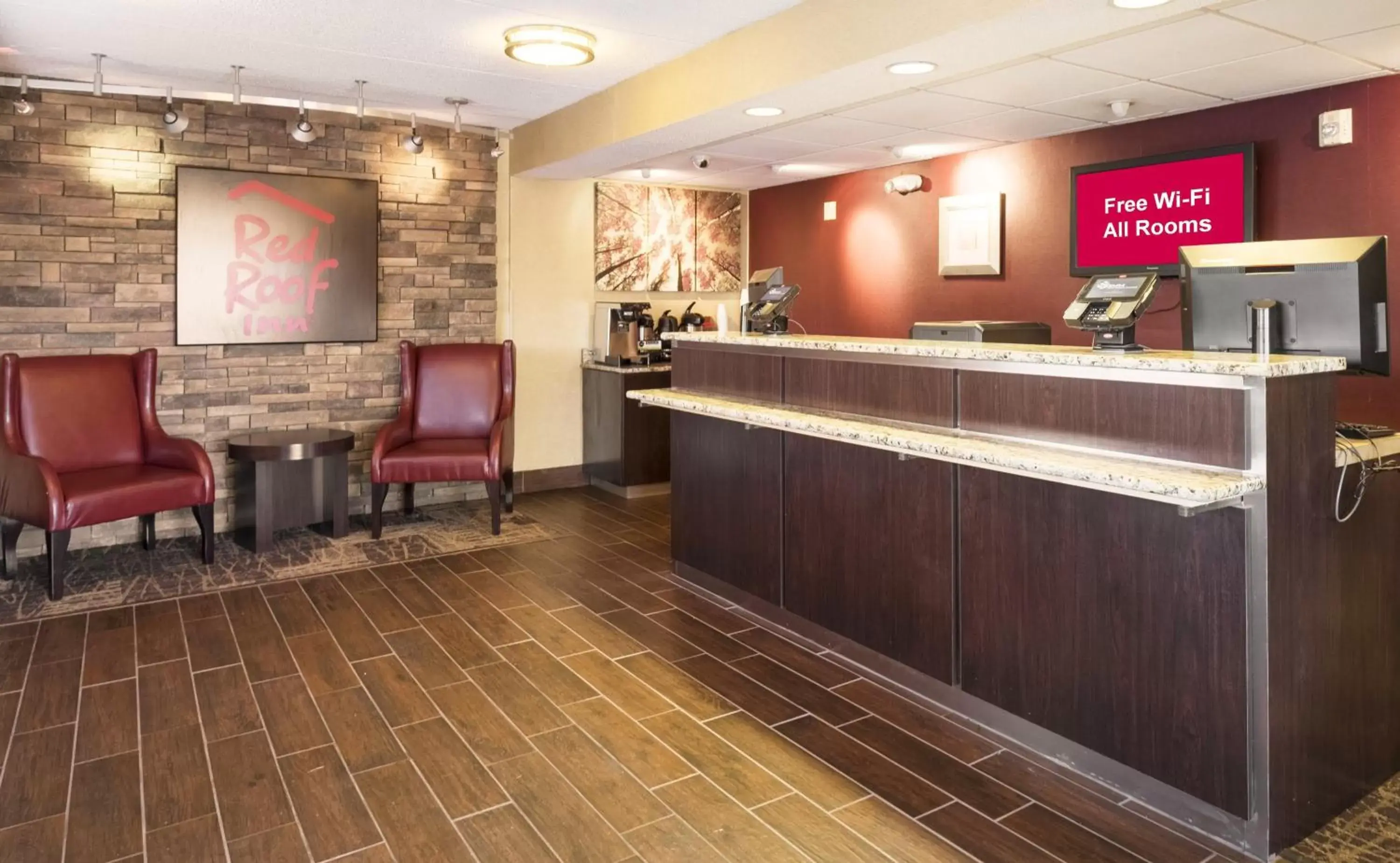 Lobby or reception, Lobby/Reception in Red Roof Inn Detroit - Royal Oak/Madison Heights