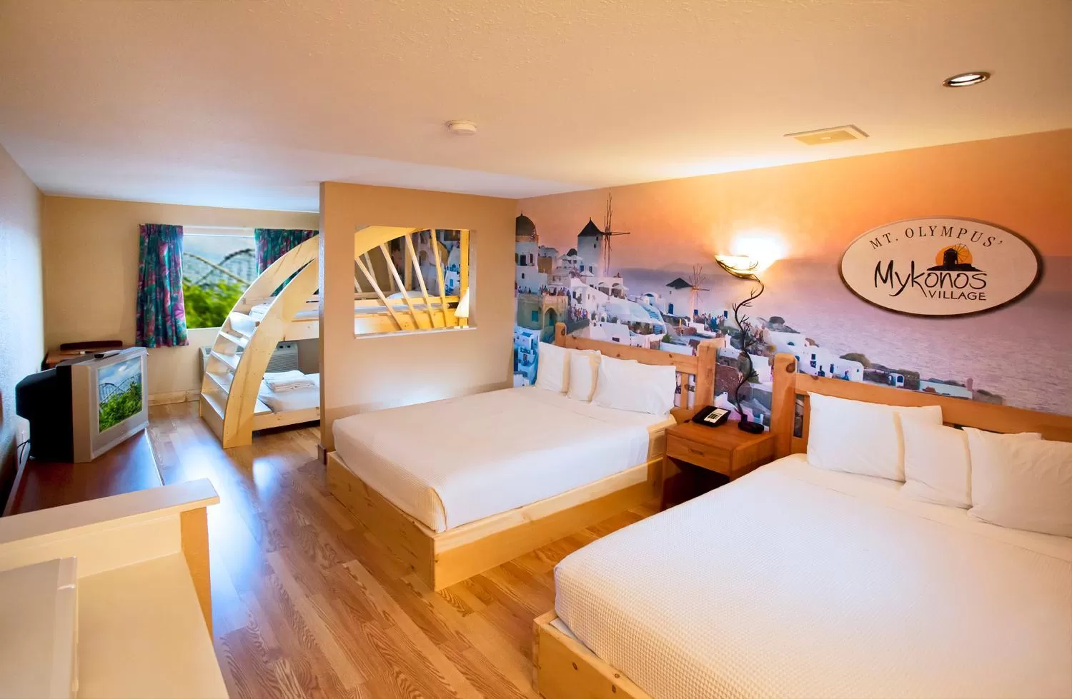 Bed in MT. OLYMPUS WATER PARK AND THEME PARK RESORT