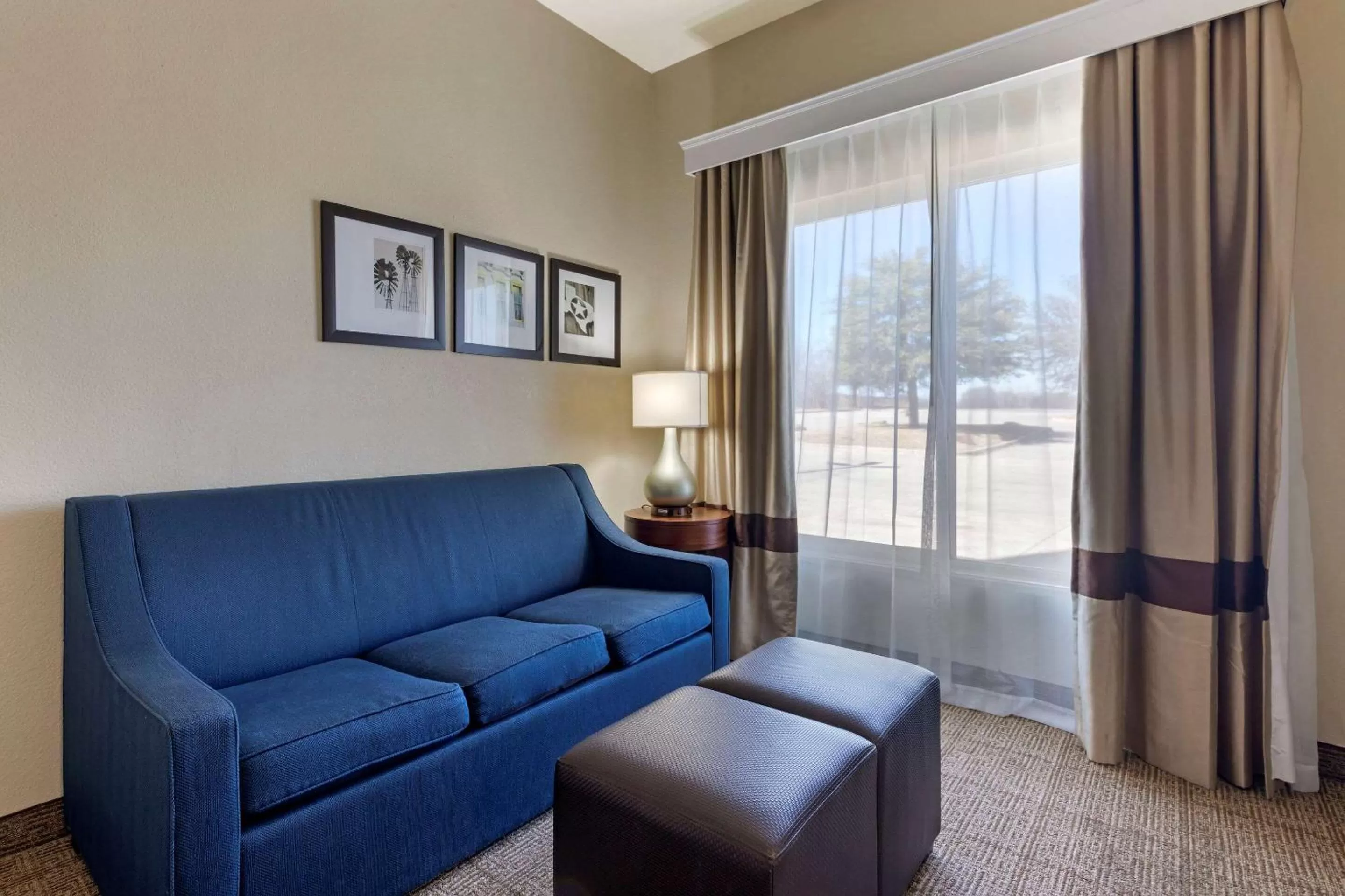 Seating area in Comfort Suites Gainesville