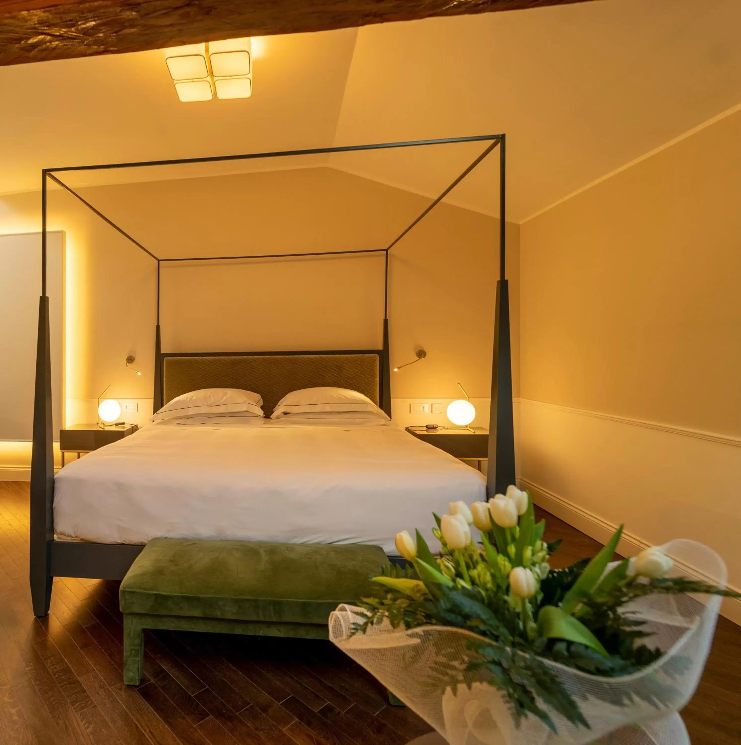 Bedroom, Bed in Hotel Villa Soligo - Small Luxury Hotels of the World