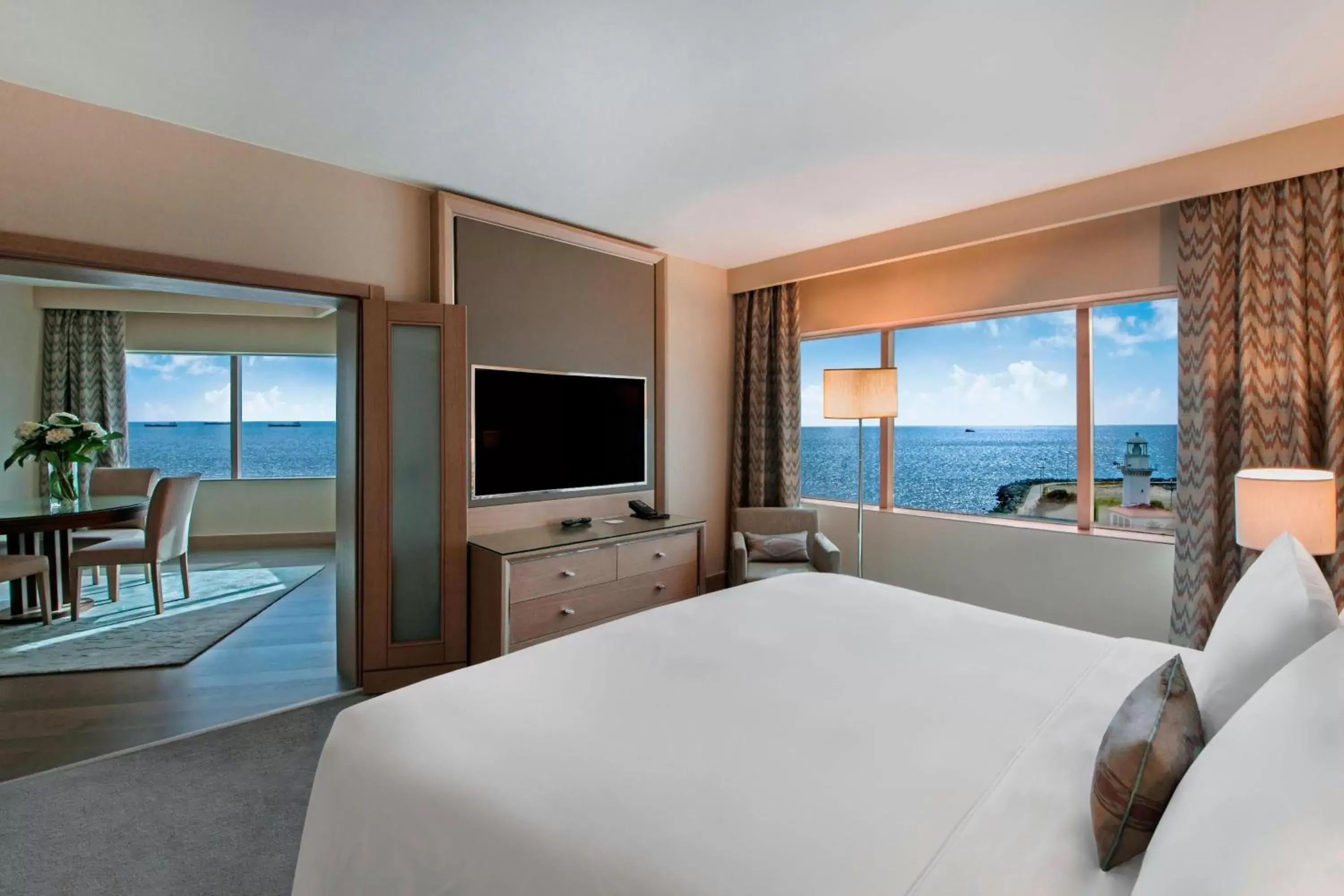 Bedroom, Sea View in Renaissance Polat Istanbul Hotel