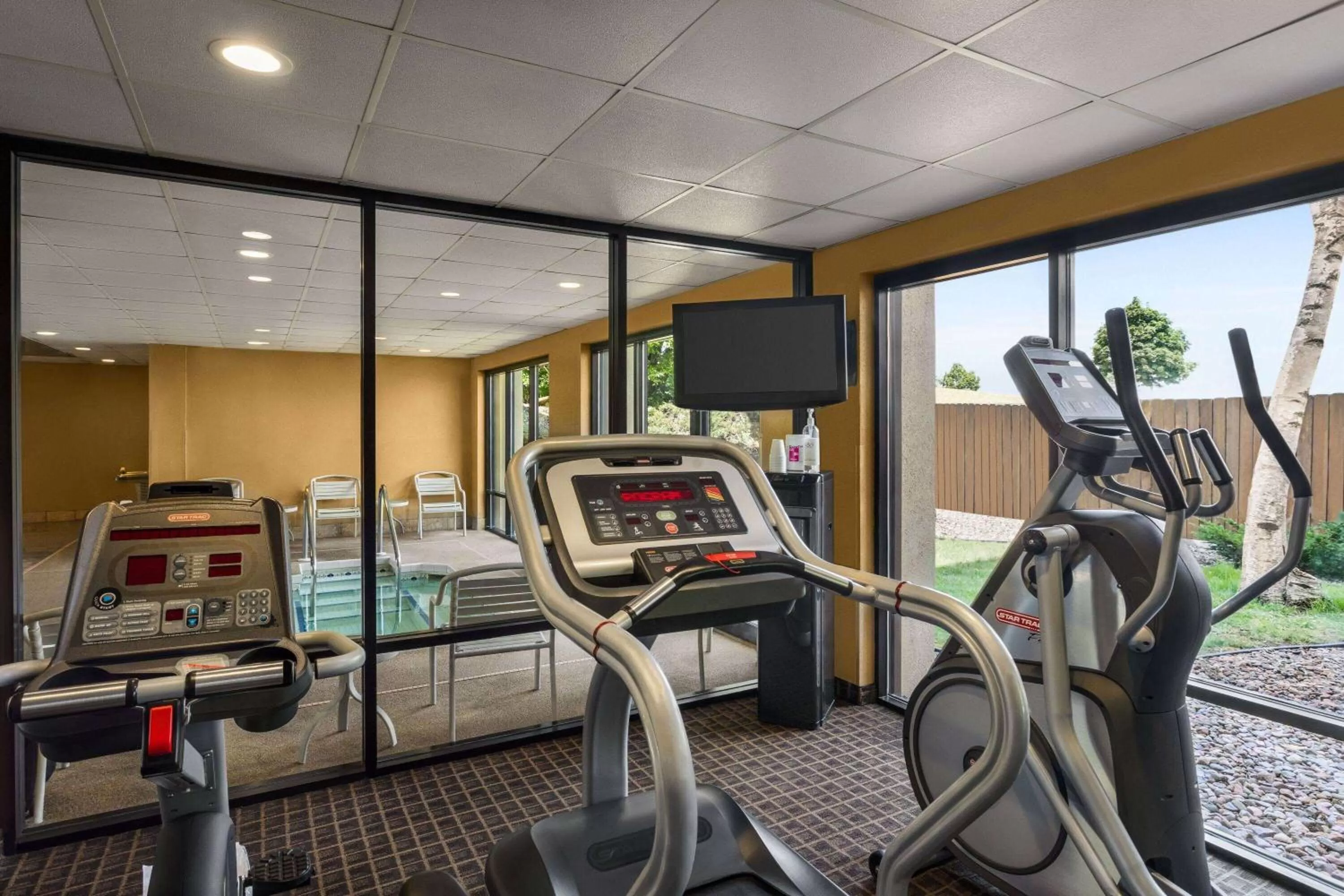 Fitness centre/facilities in AmericInn by Wyndham Madison West