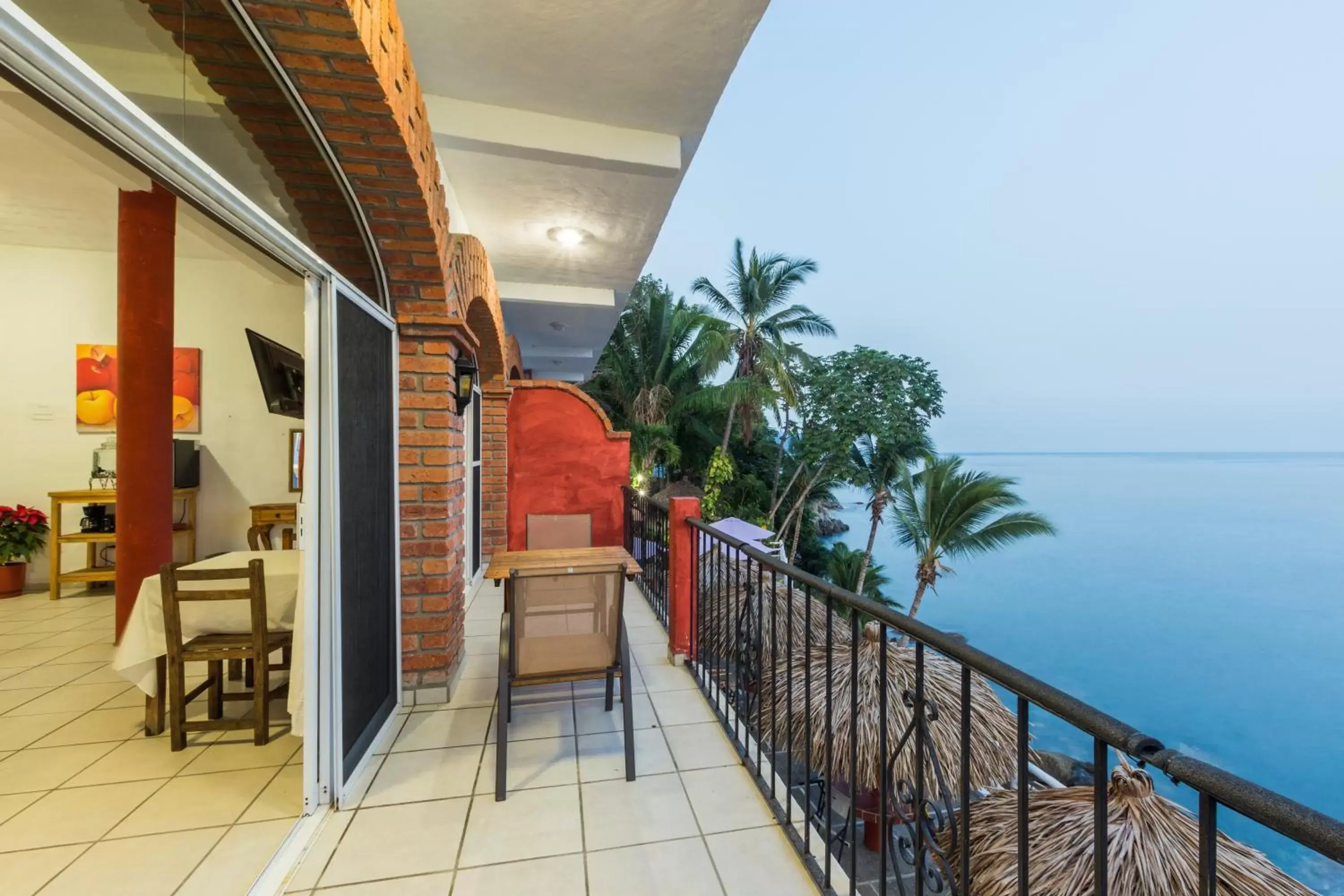 Balcony/Terrace in Traditional Sierra Leon Oceanfront Rooms - Adults Only