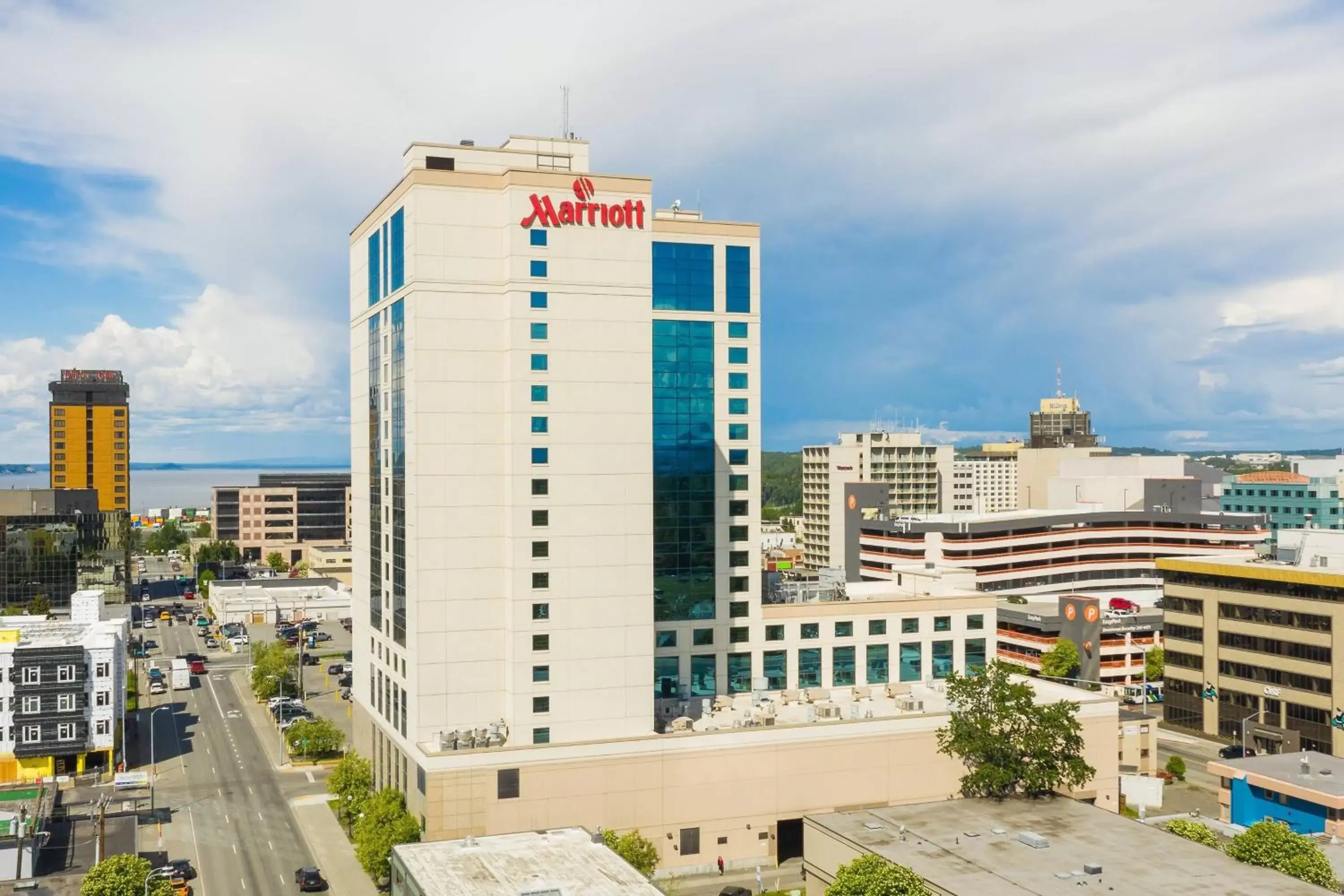 Property building in Marriott Anchorage Downtown