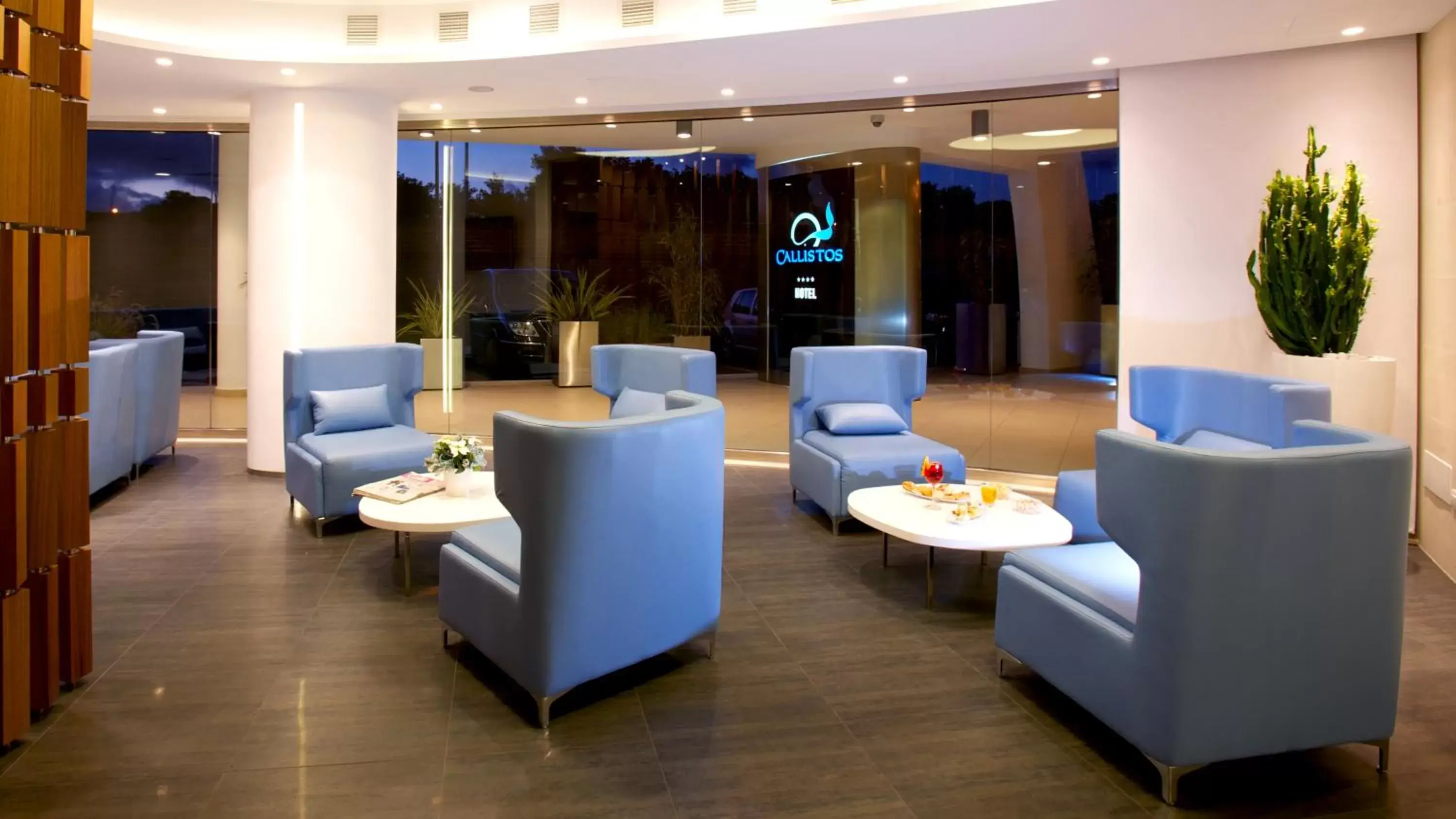 Lobby or reception, Lounge/Bar in Callistos Hotel & Spa