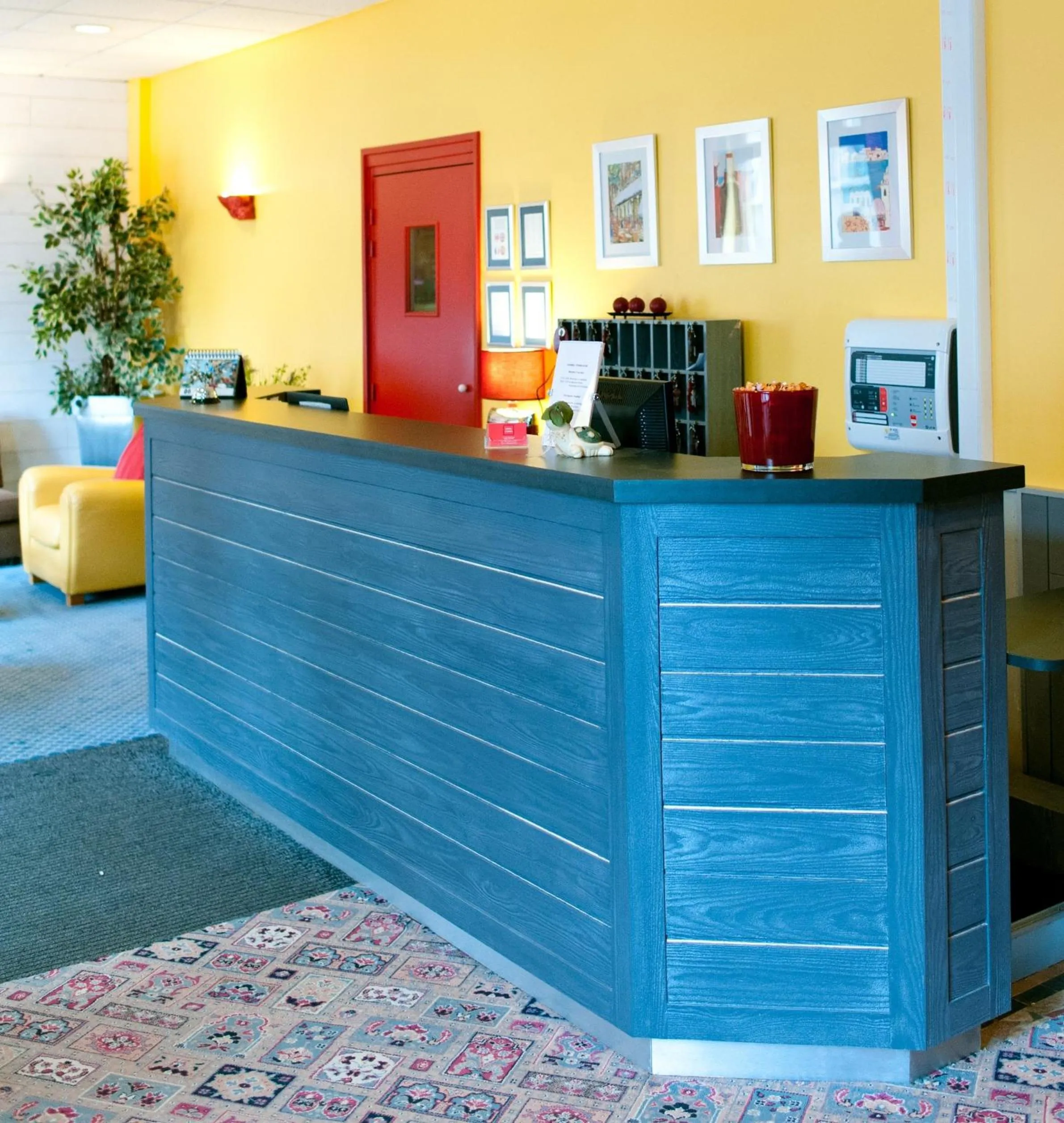 Lobby or reception in Hôtel Carmin