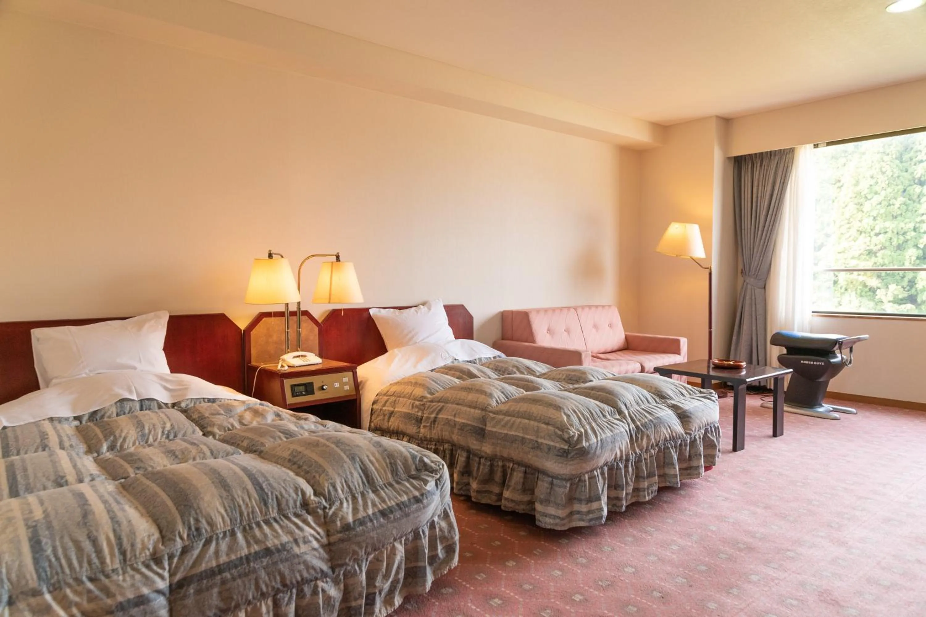 Bed in Yuzawa Toei Hotel