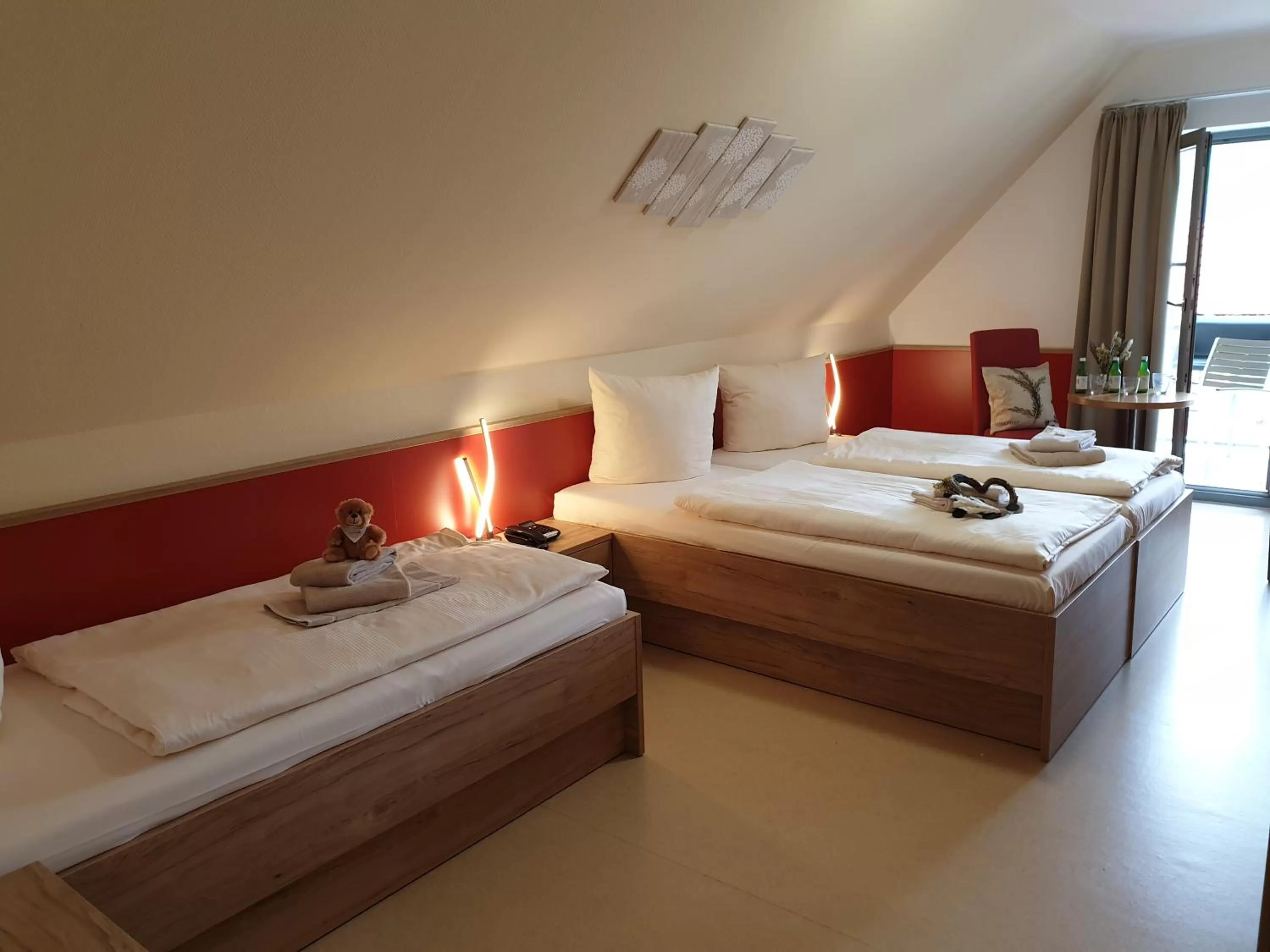 Bed in Pilgrims Inn Kreischa