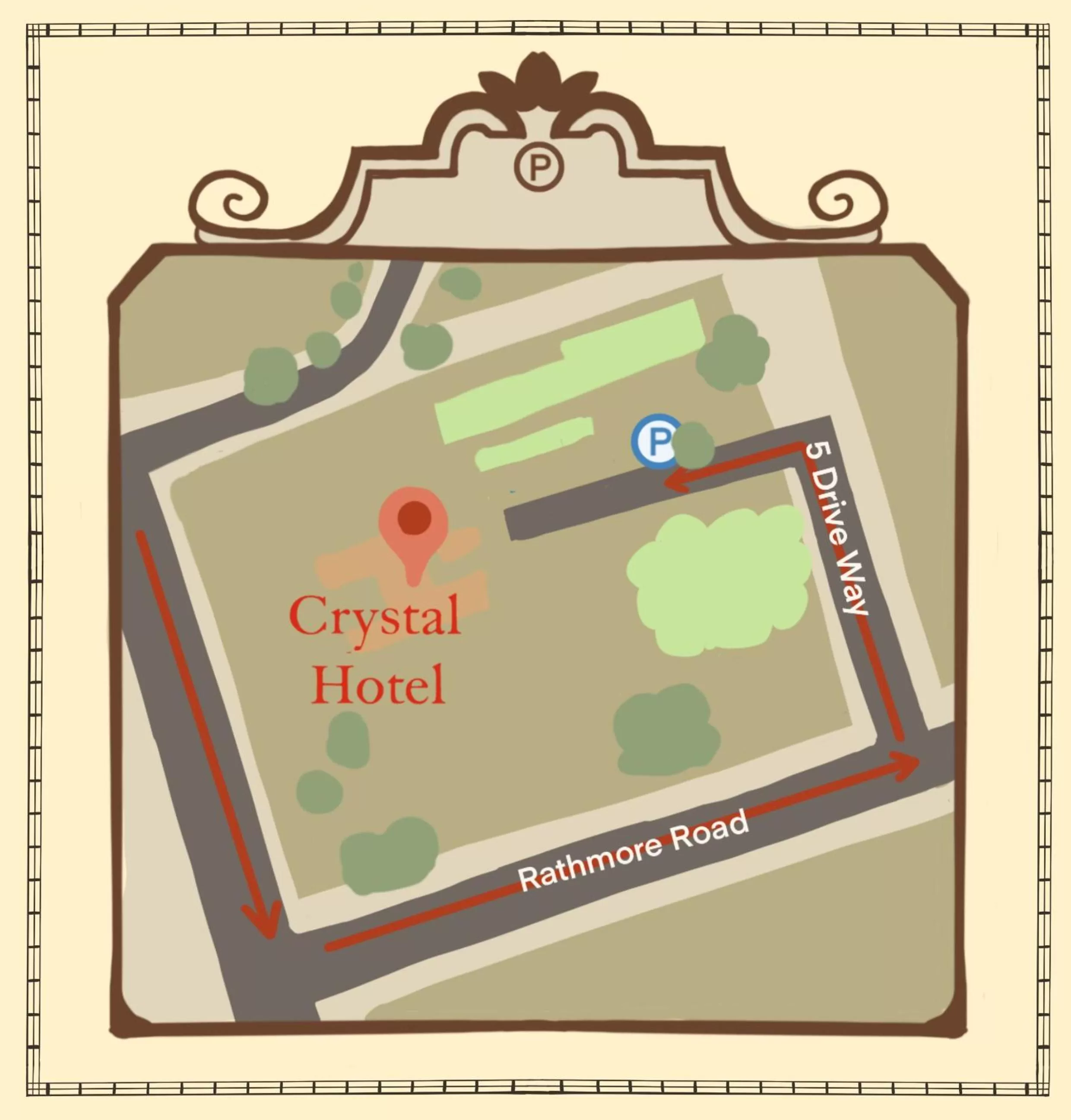 Logo/Certificate/Sign in Crystal Hotel & Savour
