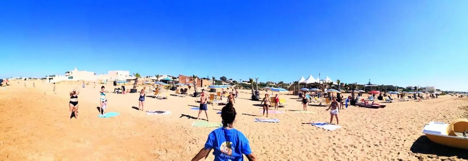 Beach in Triscinamare Hotel Residence