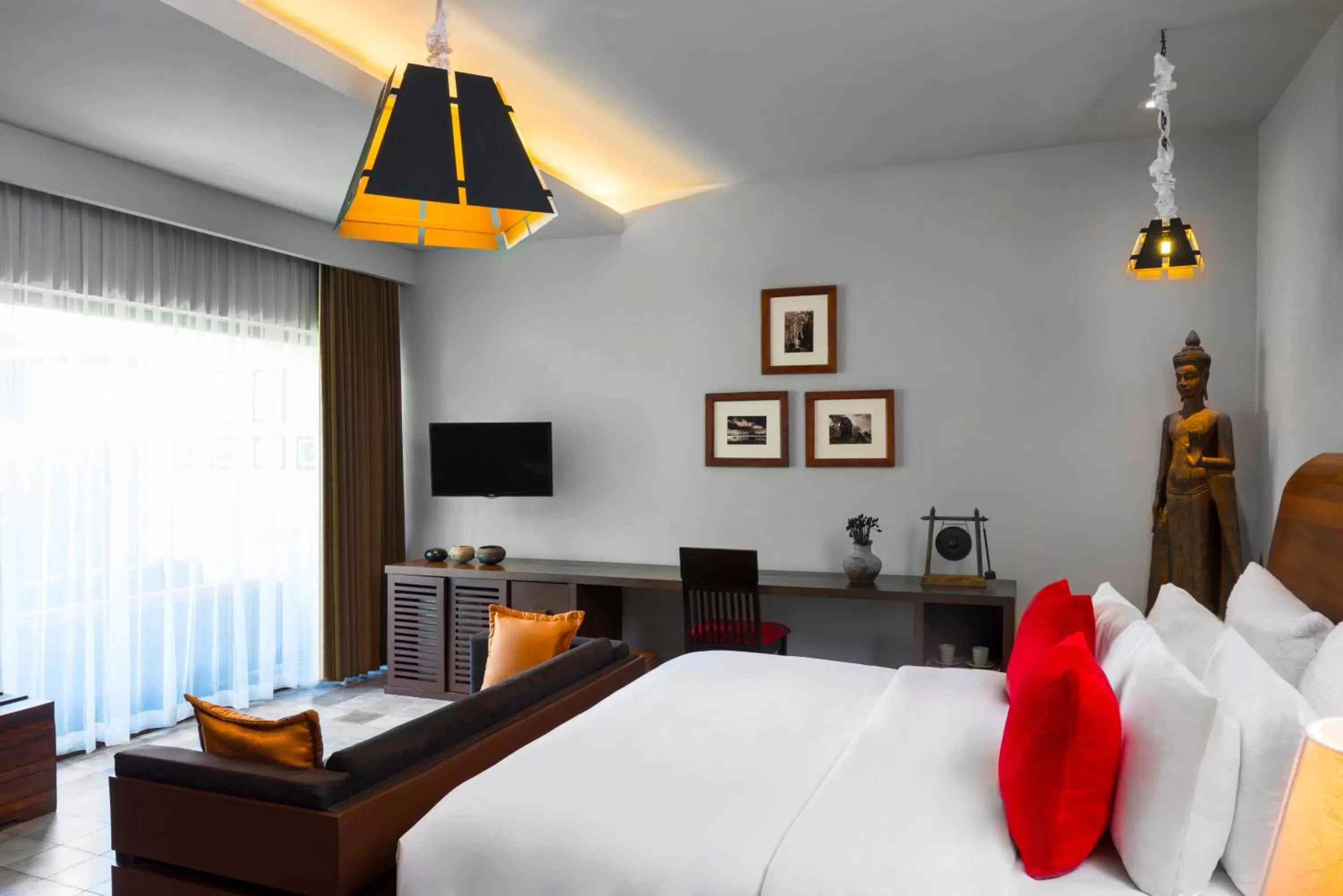 Bed in Sokkhak Boutique Resort & Spa Bed in Sokkhak Boutique Resort & Spa