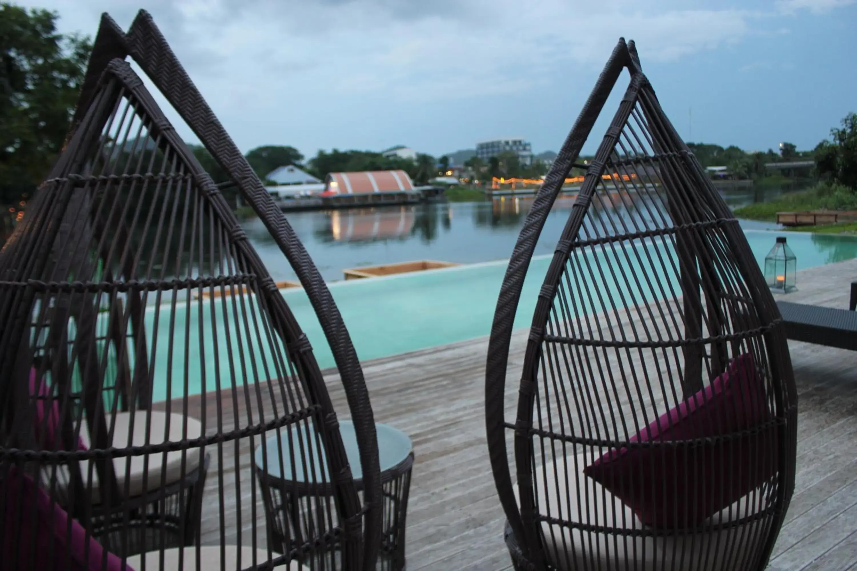 Swimming pool in The Glory River Kwai Hotel