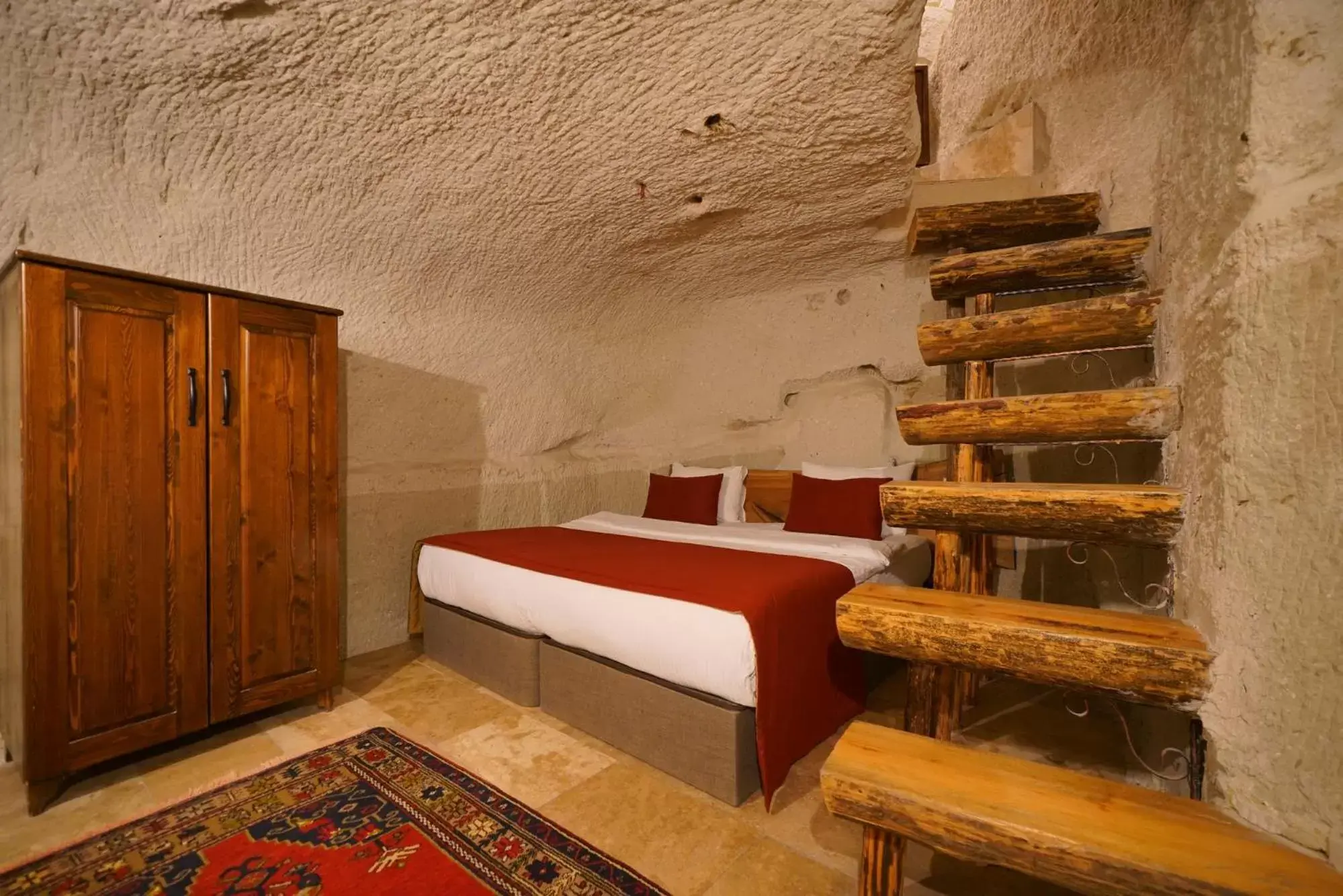 Bedroom, Bed in Cappadocia Nar Cave House & Hot Swimming Pool