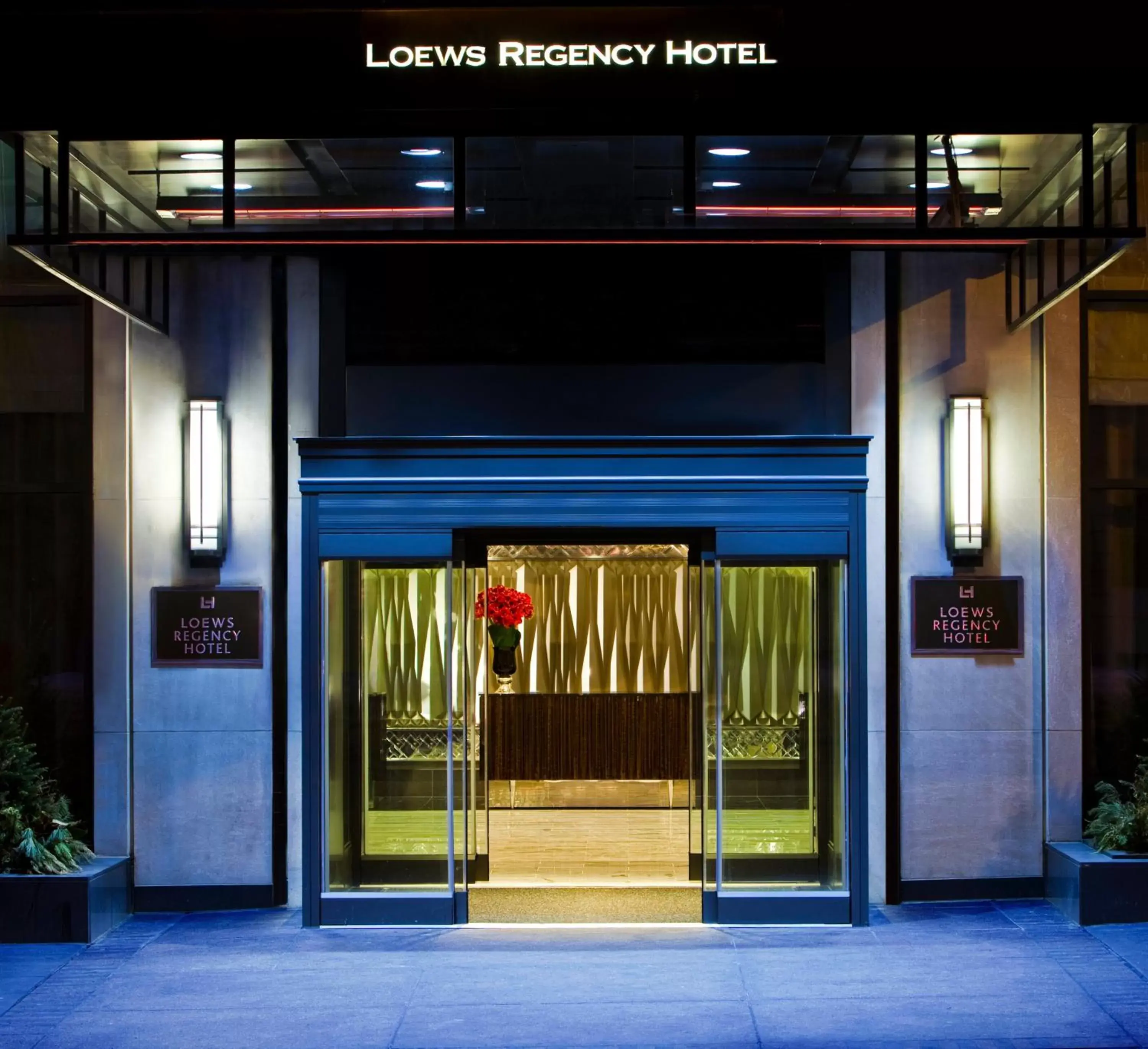 Property building in Loews Regency New York Hotel