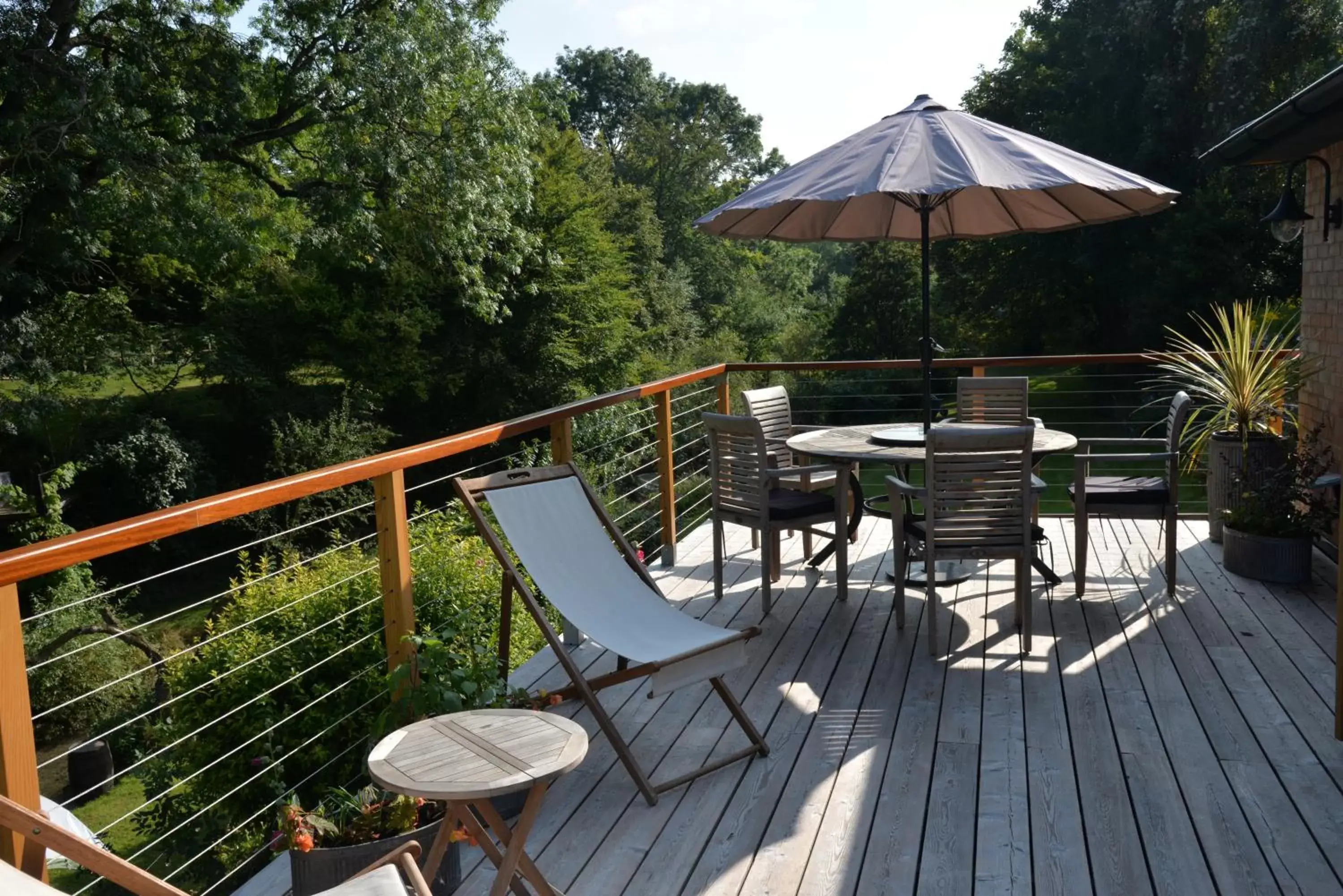 Patio in Thatchcombe B&B