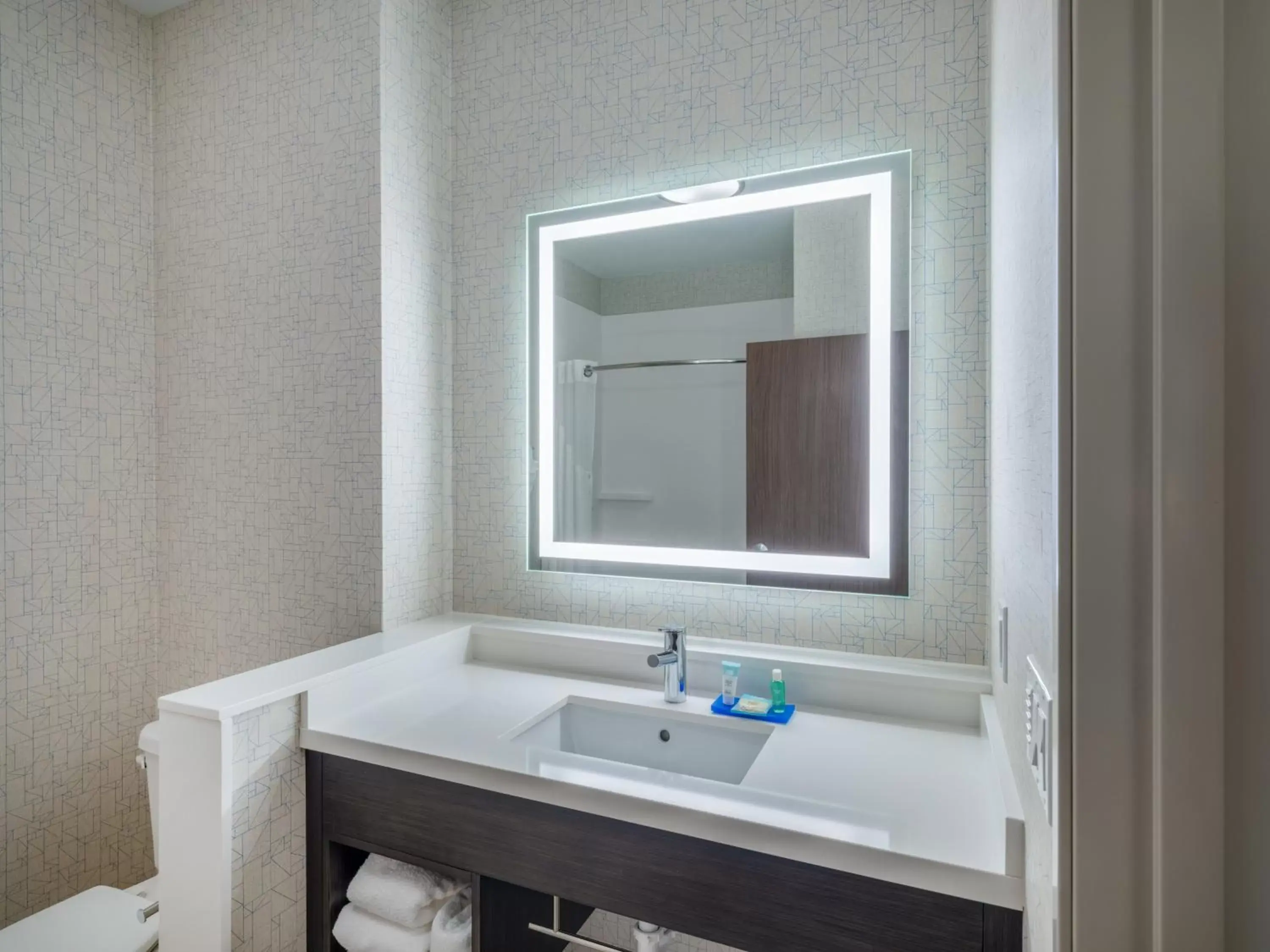 Bathroom in Holiday Inn Express & Suites - Watertown, an IHG Hotel