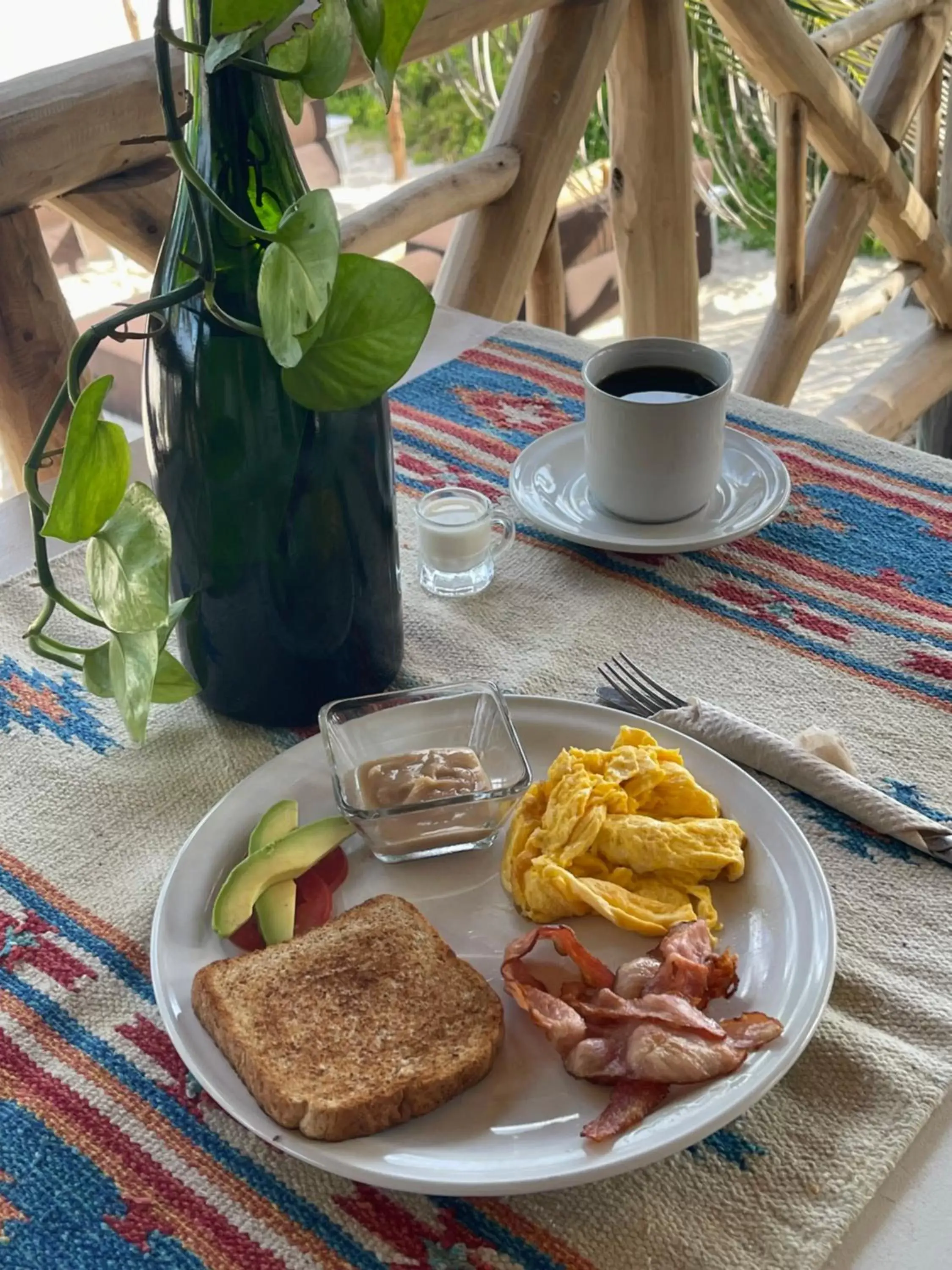Breakfast in Sivana Tulum