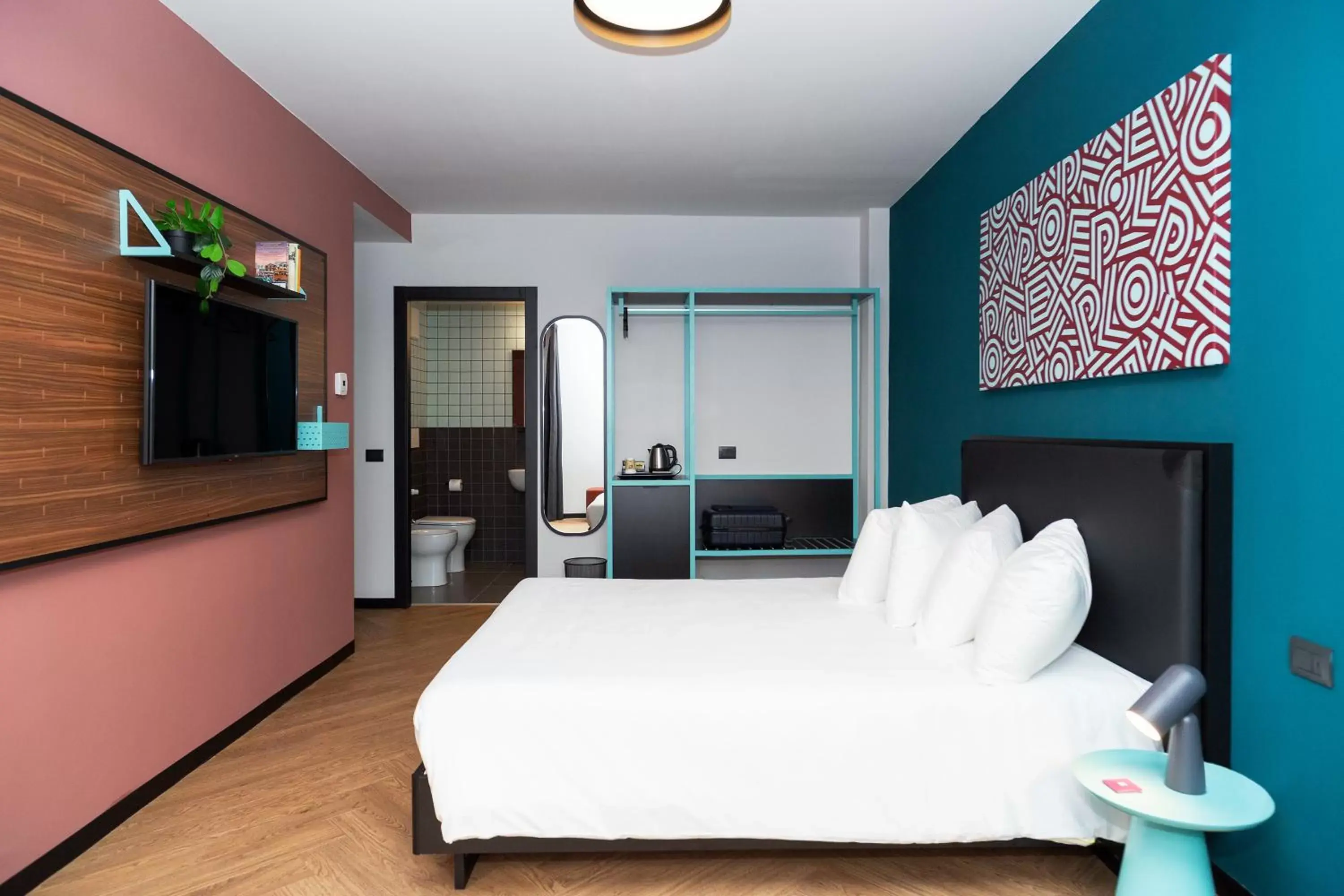 Photo of the whole room, Bed in CX Turin Belfiore Student&Explorer Place