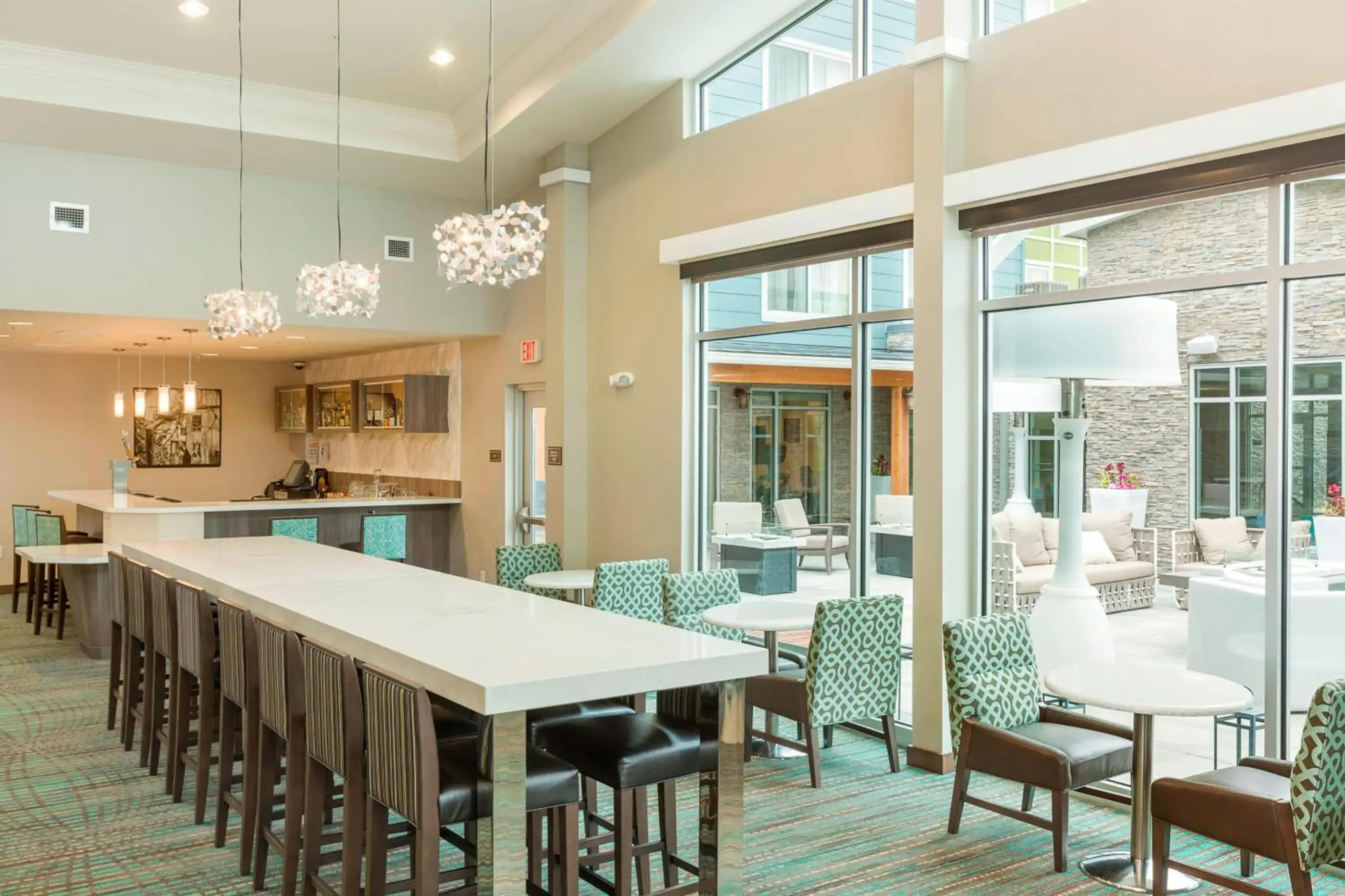 Lobby or reception, Restaurant/Places to Eat in Residence Inn by Marriott Portland Hillsboro/Brookwood