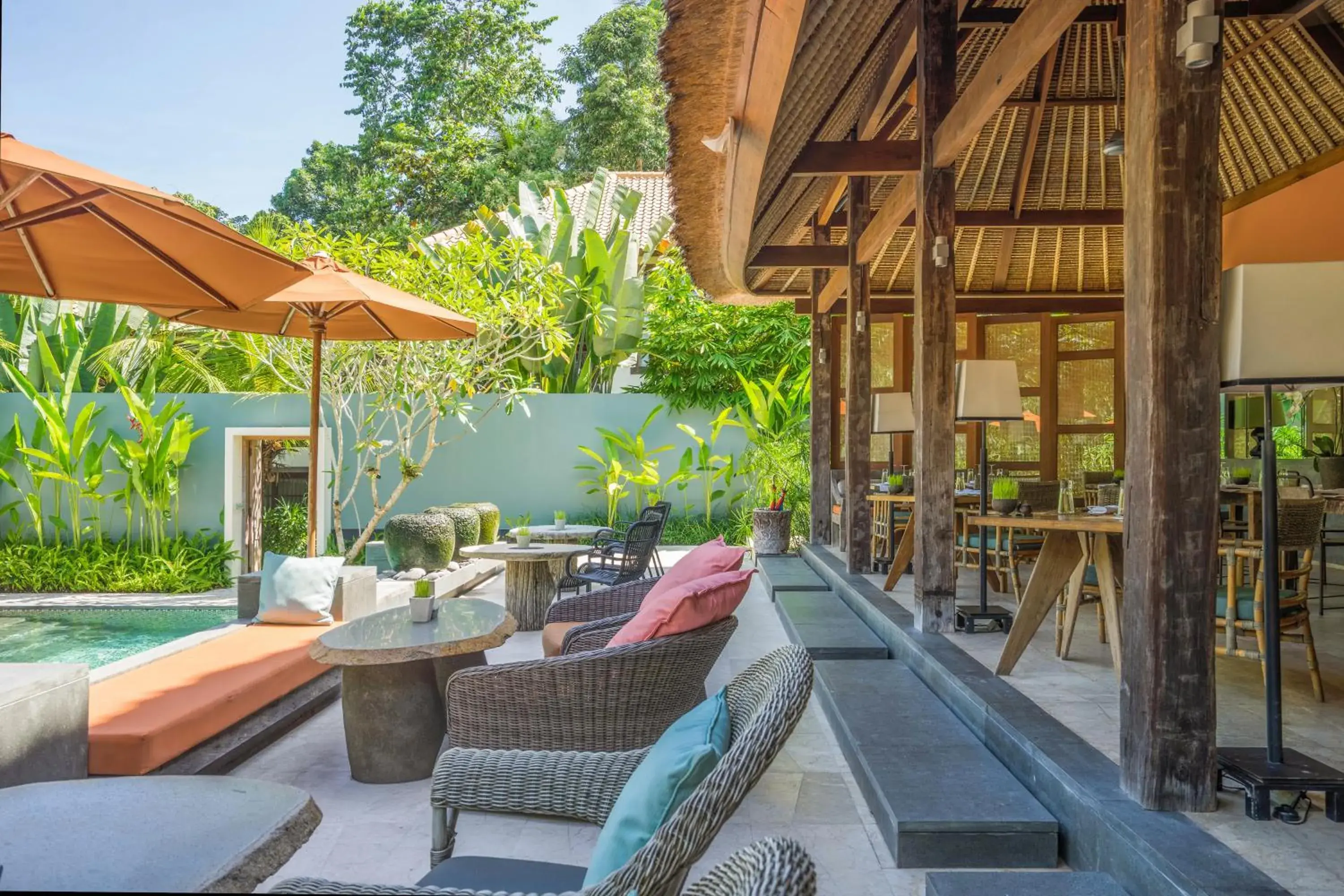 Restaurant/places to eat in The Purist Villas & Spa Ubud