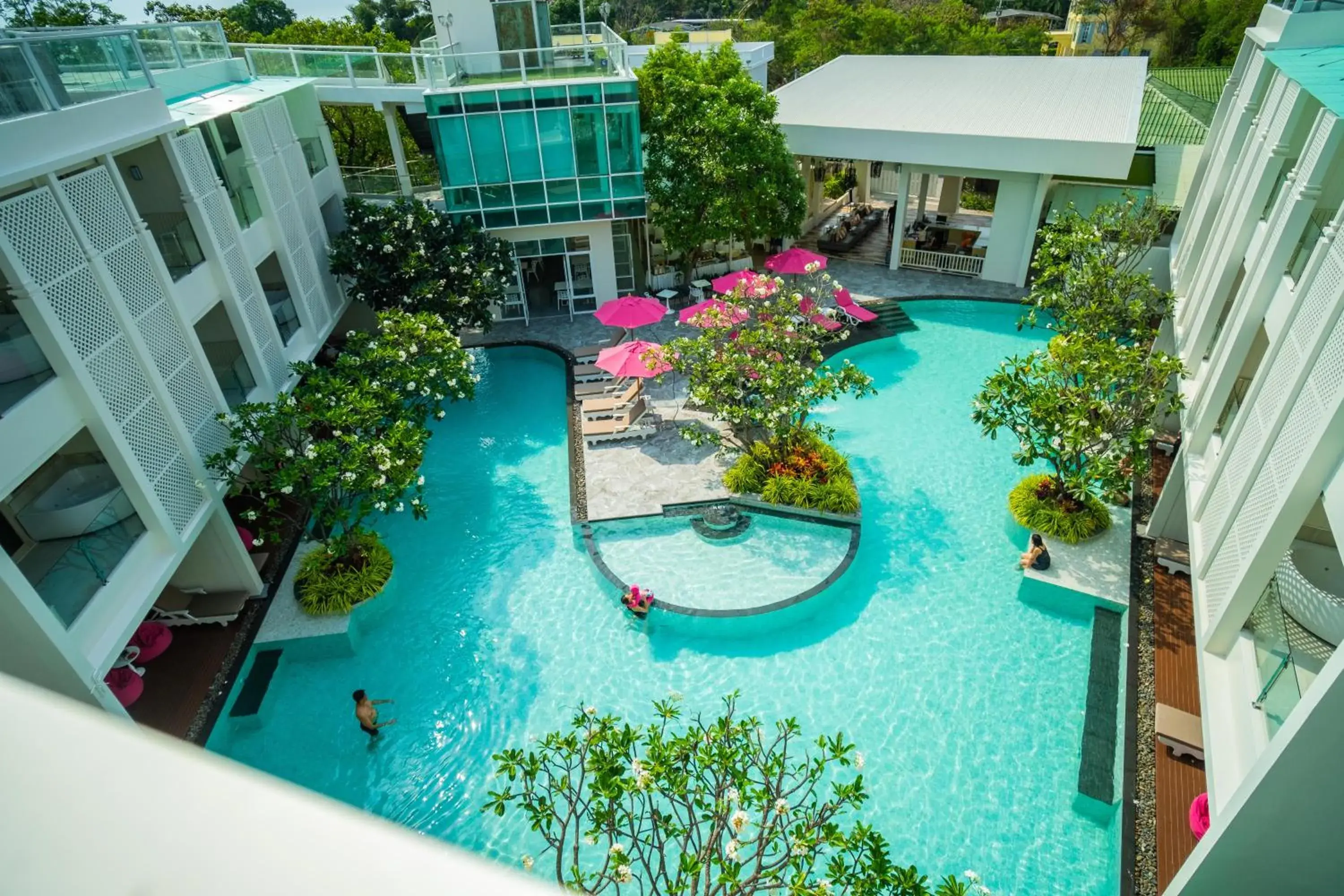 Pool View in The Sea Cret Hua Hin Hotel