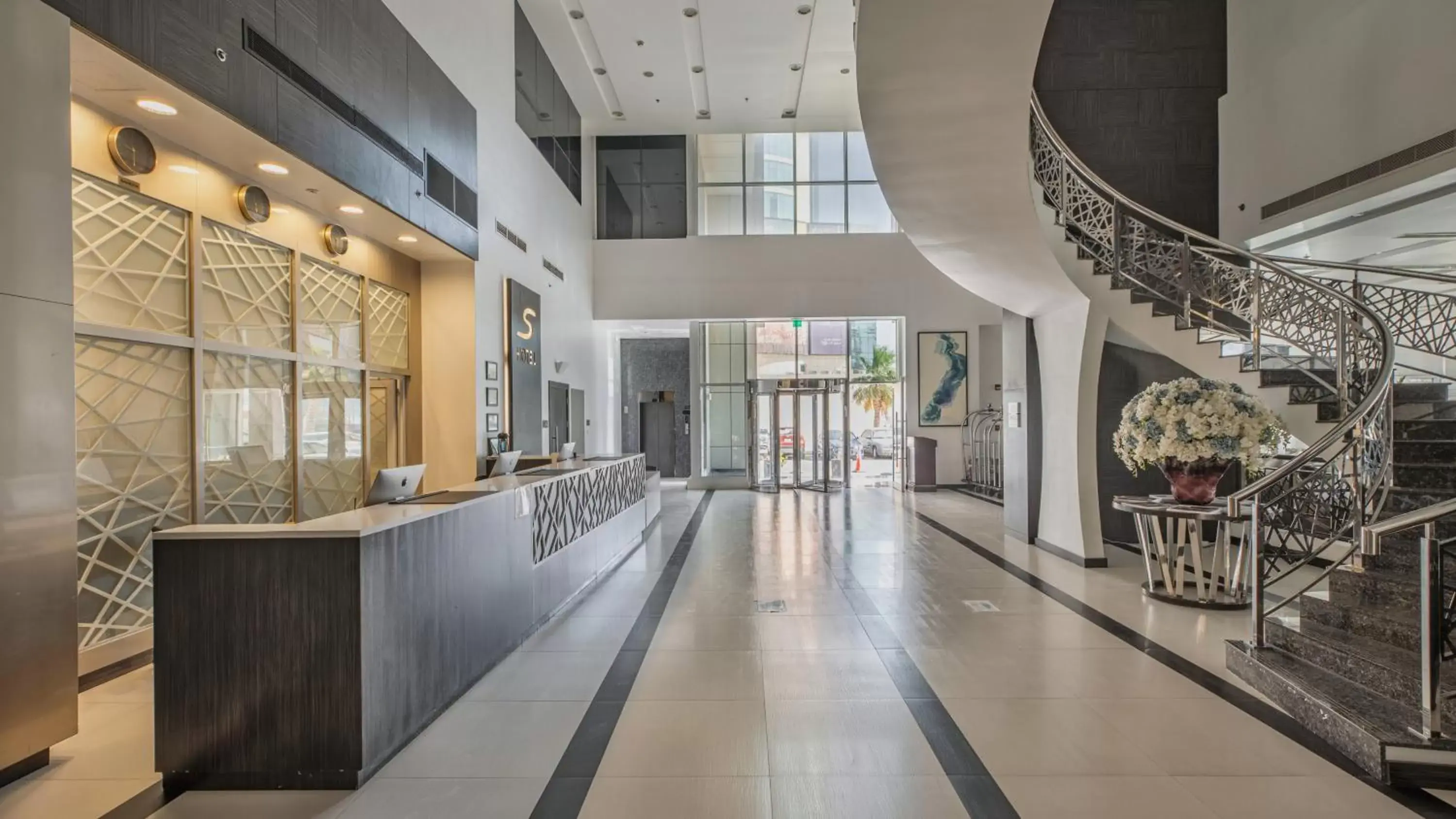 Lobby or reception in S Hotel Bahrain Lobby or reception in S Hotel Bahrain