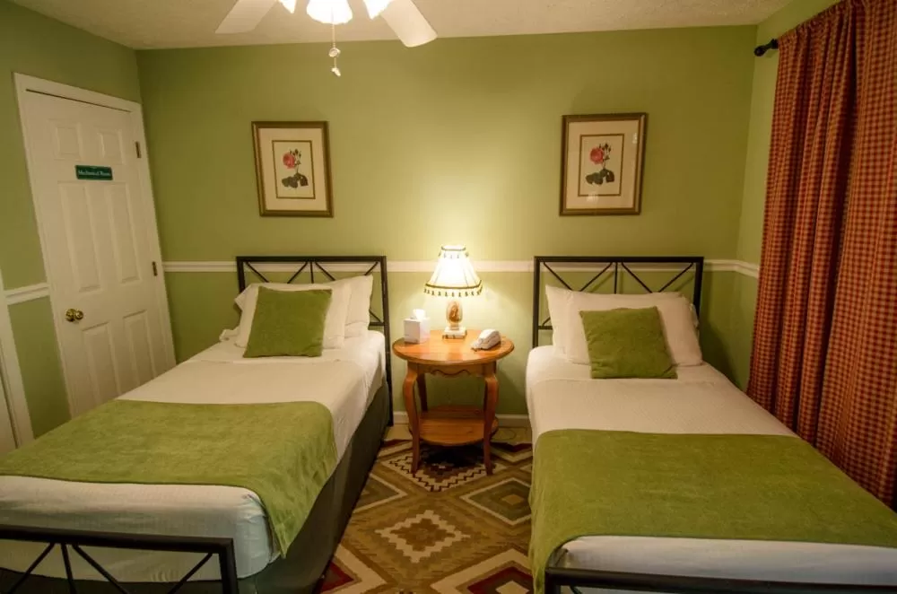 Bed in Asheville Cabins of Willow Winds