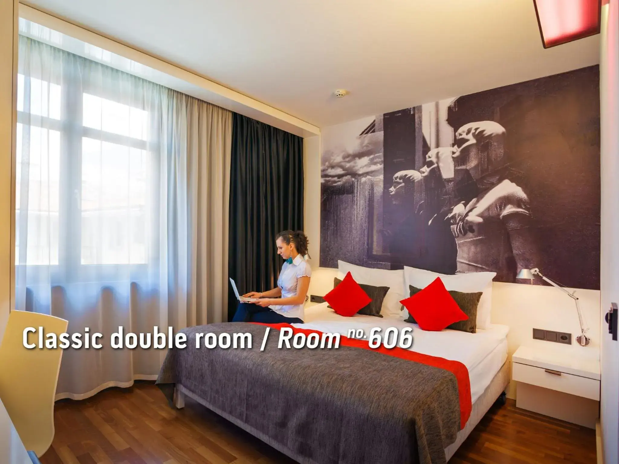 Bedroom in Bohem Art Hotel
