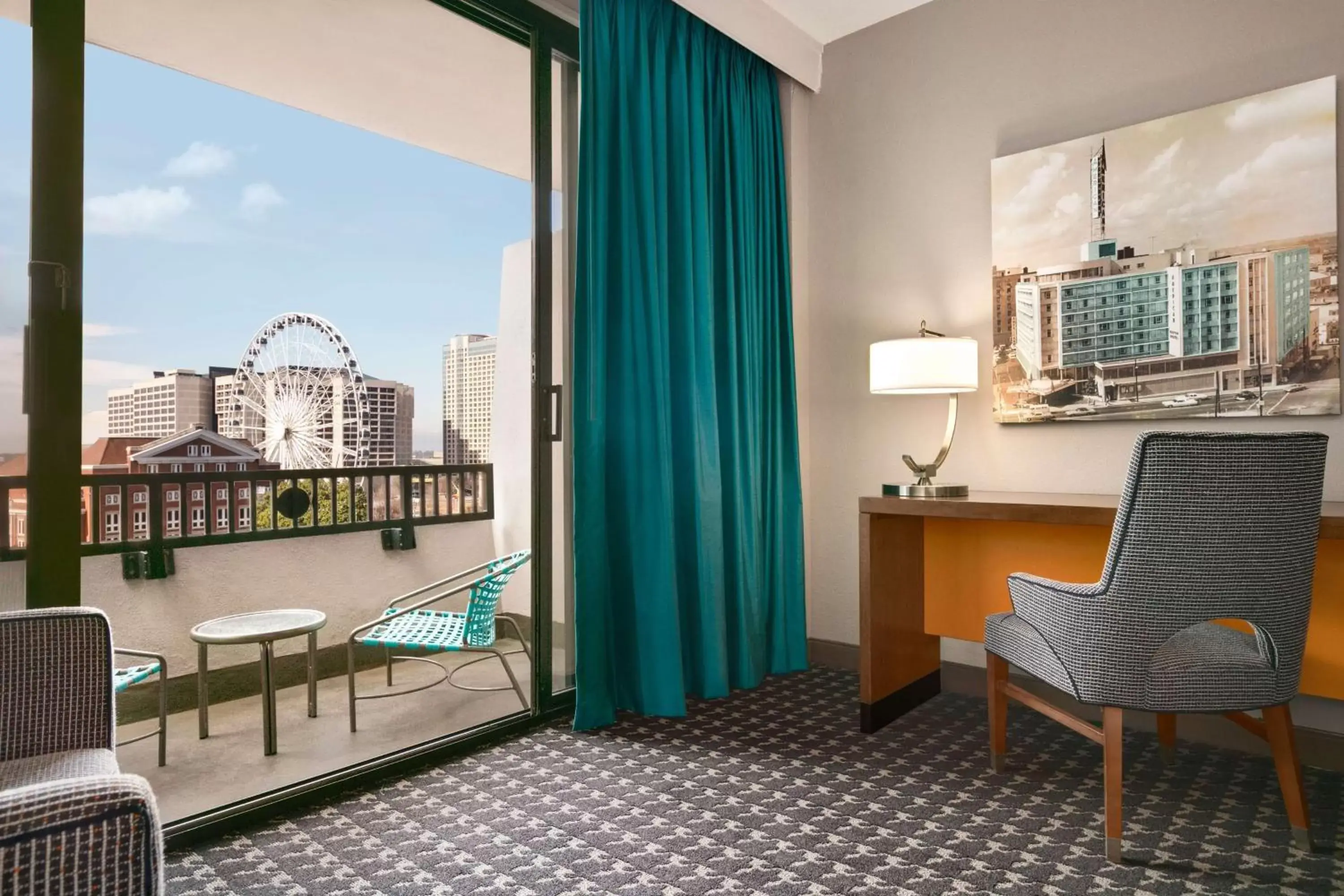 Bedroom in The American Hotel Atlanta Downtown-a Doubletree by Hilton