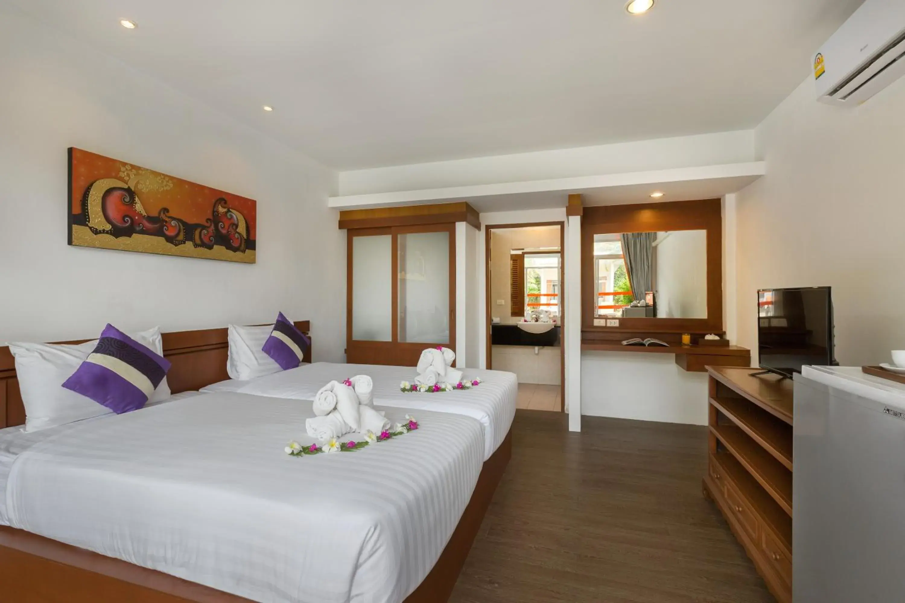Photo of the whole room, Bed in Phuket Sea Resort SHA Extra Plus Photo of the whole room, Bed in Phuket Sea Resort SHA Extra Plus