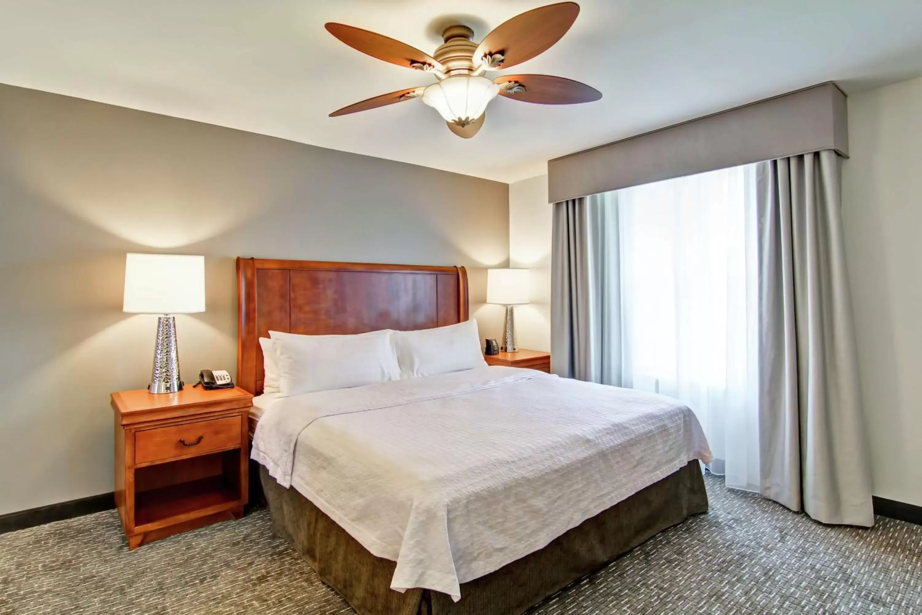 Bed in Homewood Suites by Hilton Bentonville-Rogers