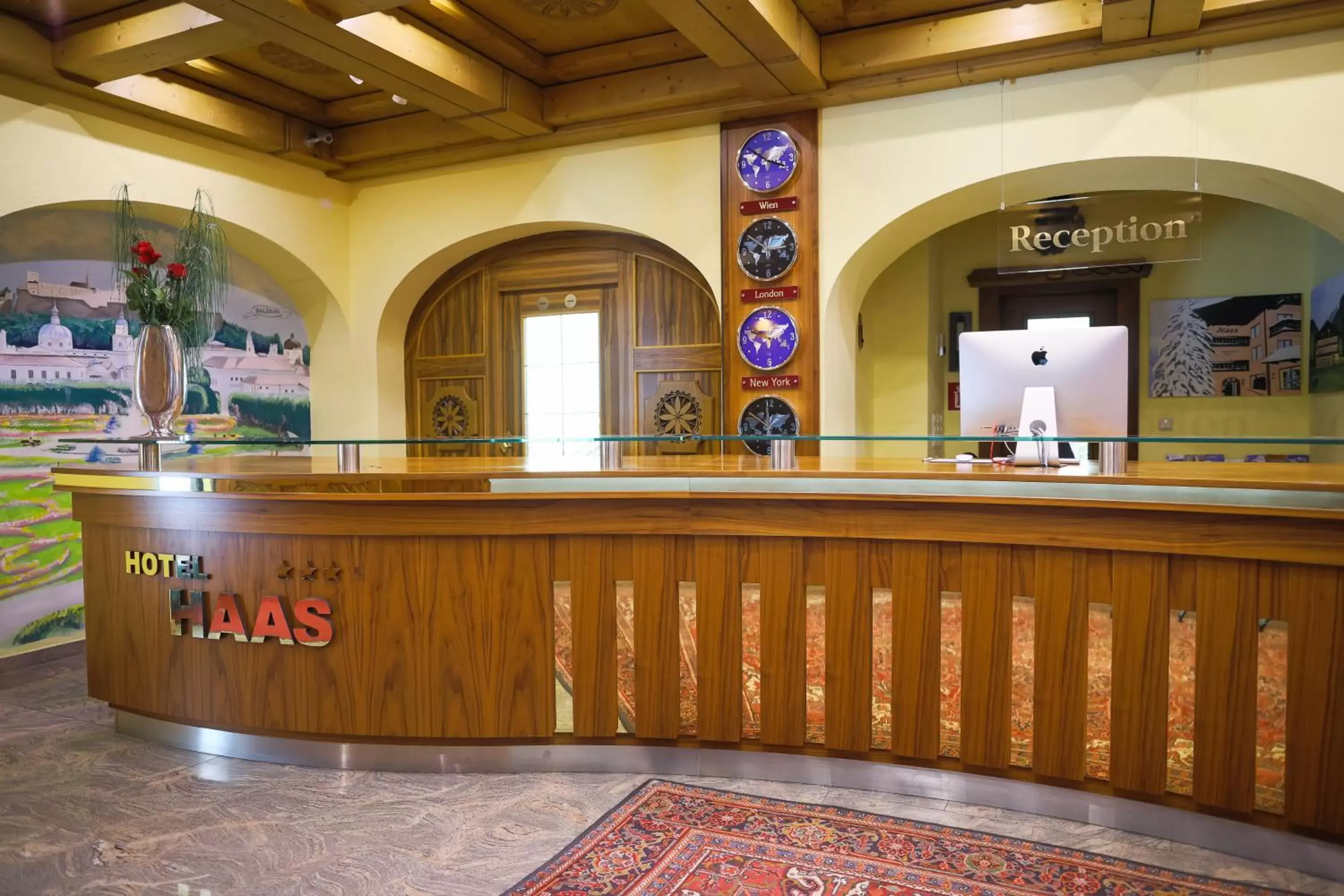 Lobby/Reception in Hotel HAAS