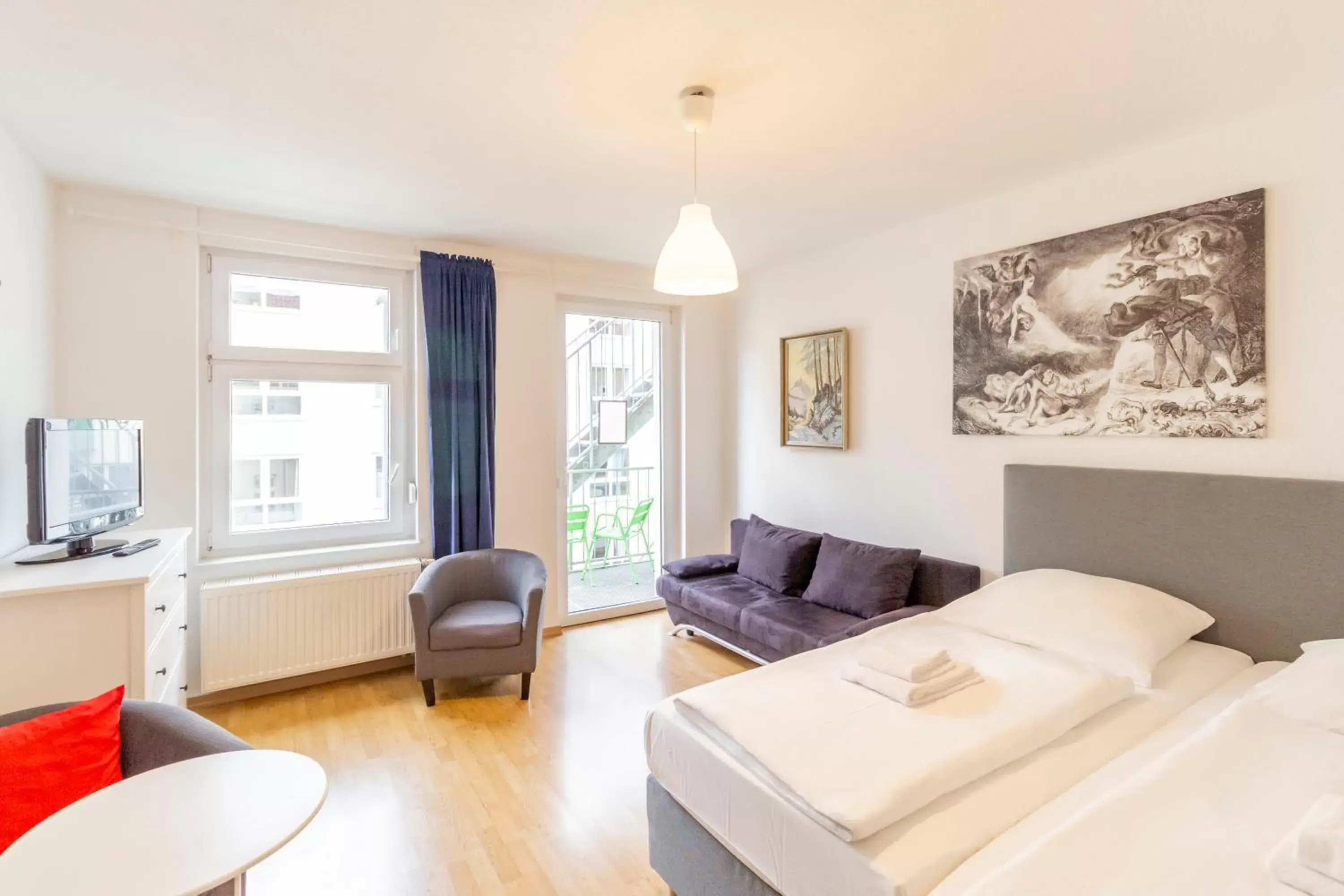 Bed in Hotel Markgraf Leipzig Bed in Hotel Markgraf Leipzig