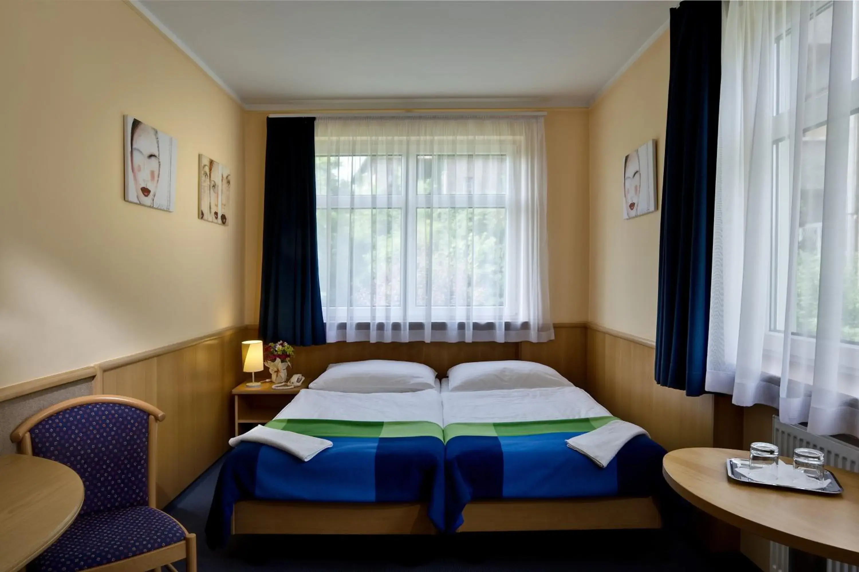 Bed in Jagelló Business Hotel