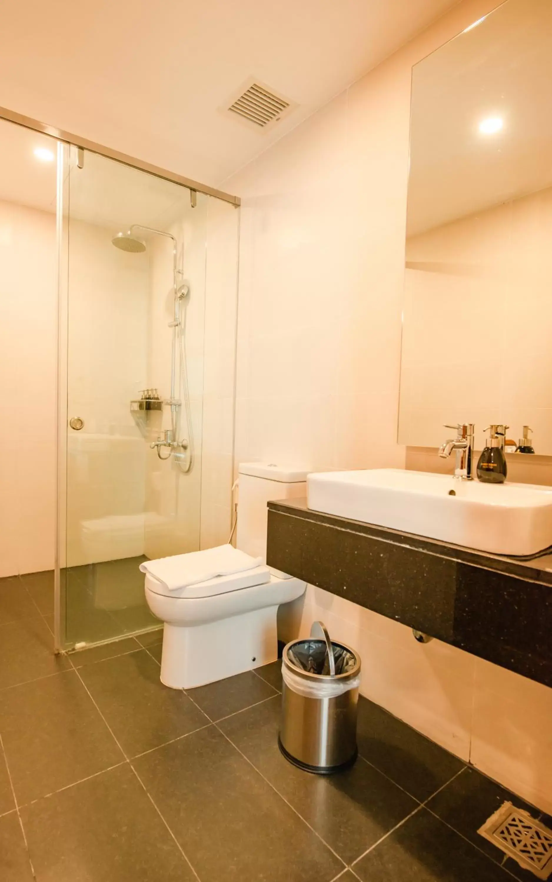 Toilet, Bathroom in Maple Hotel & Apartment