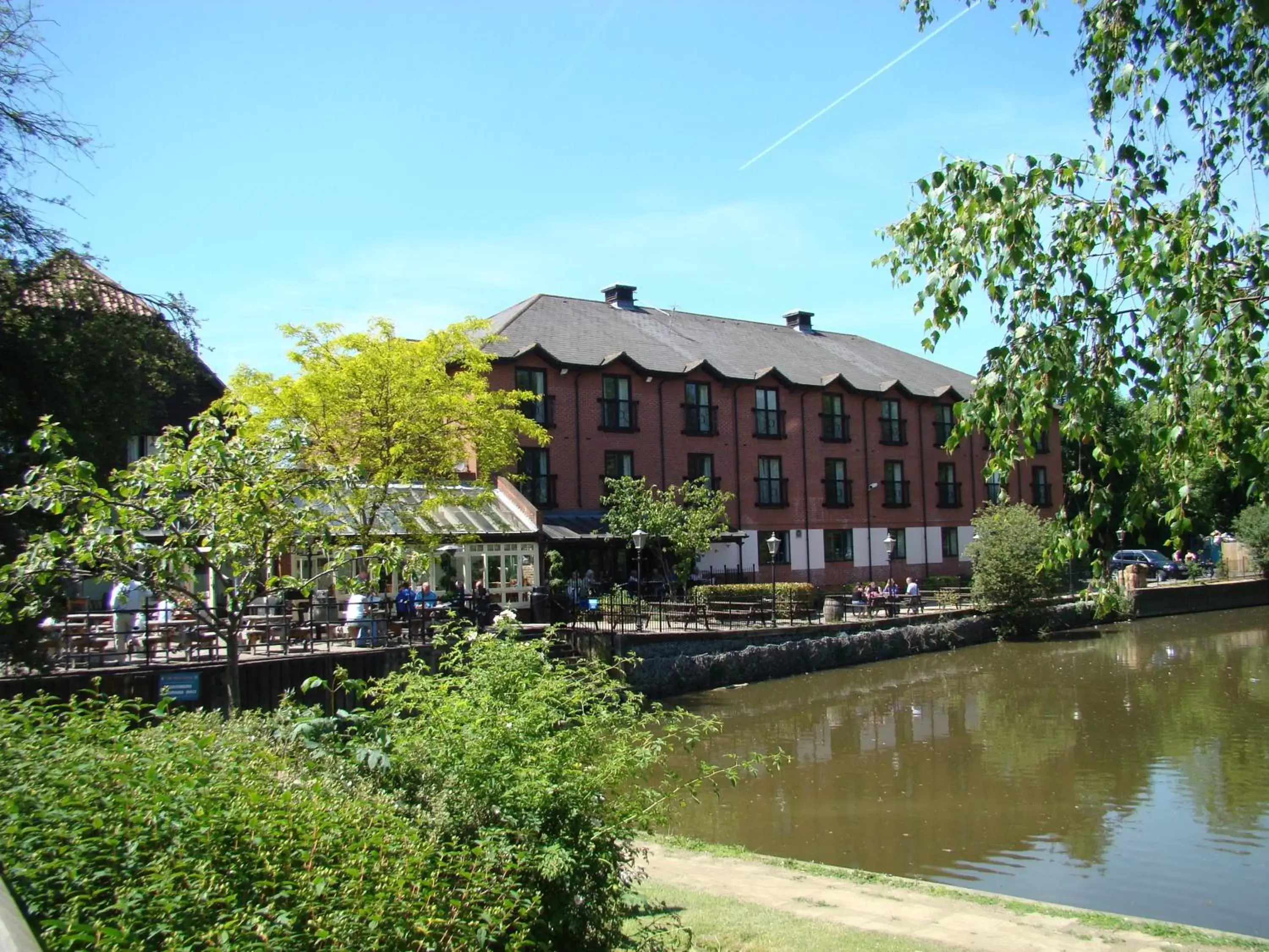 Bird's eye view, Property Building in The Bridge Hotel