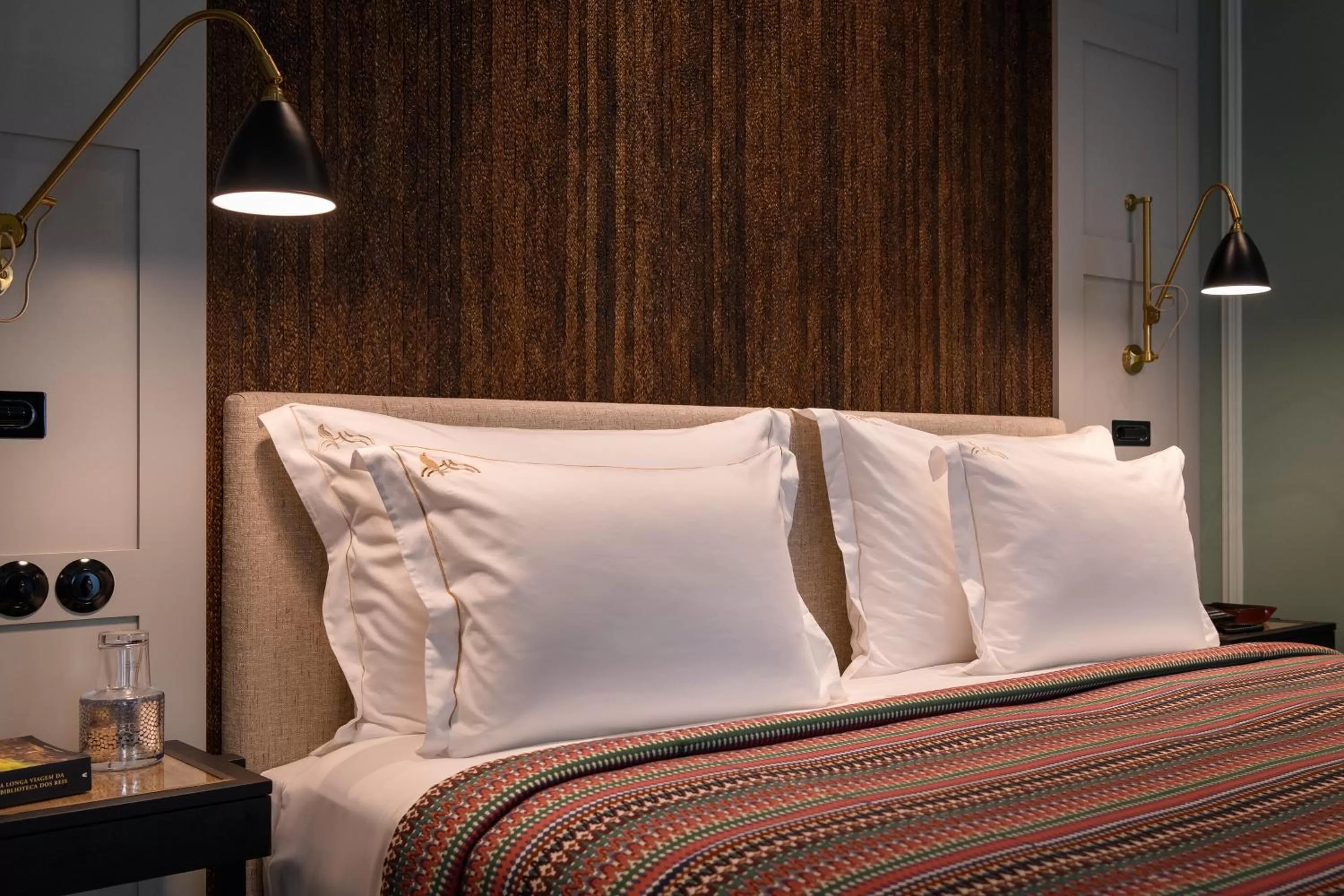 Decorative detail, Bed in Bairro Alto Hotel