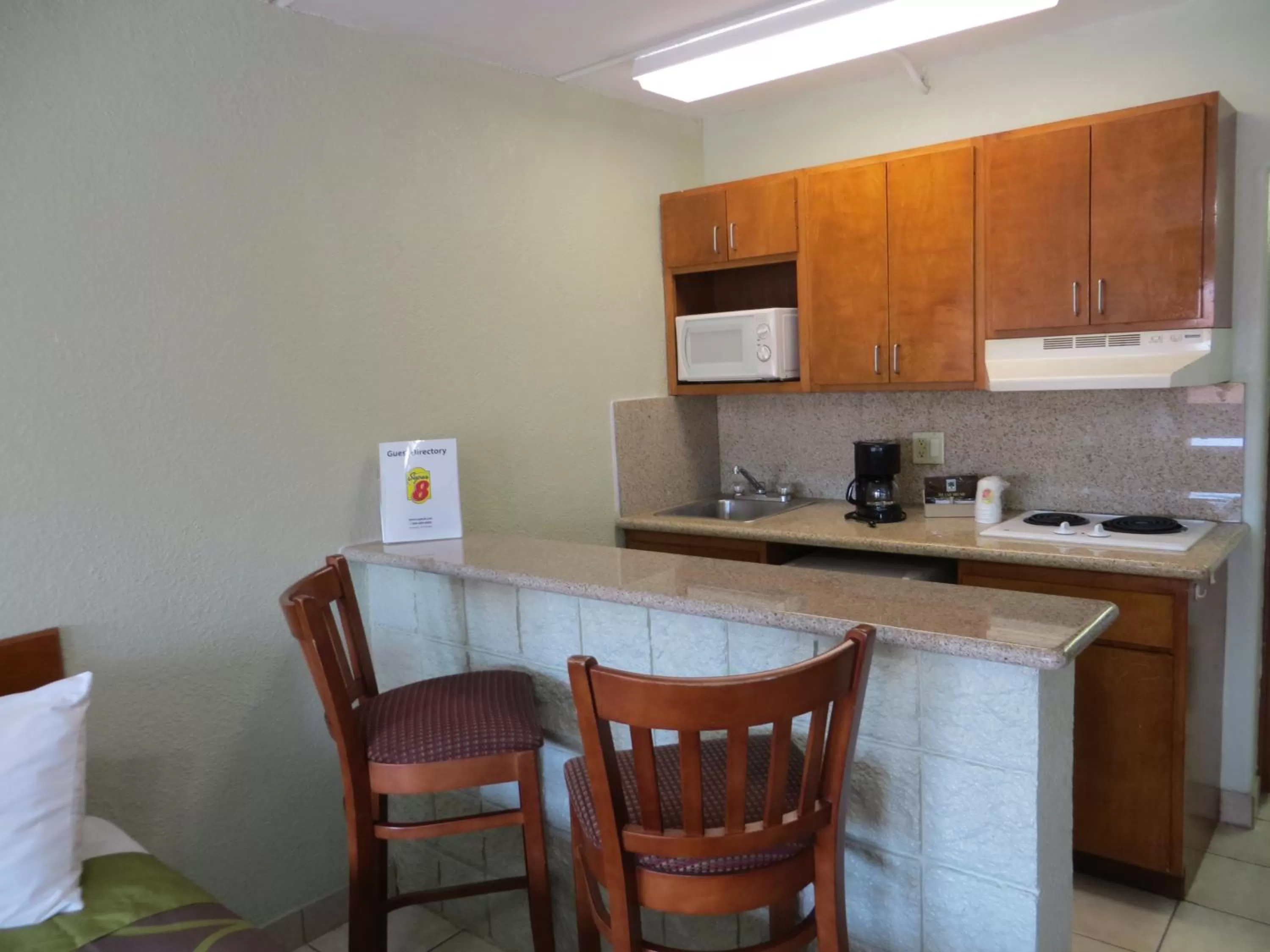 Kitchen or kitchenette in Super 8 by Wyndham South Padre Island