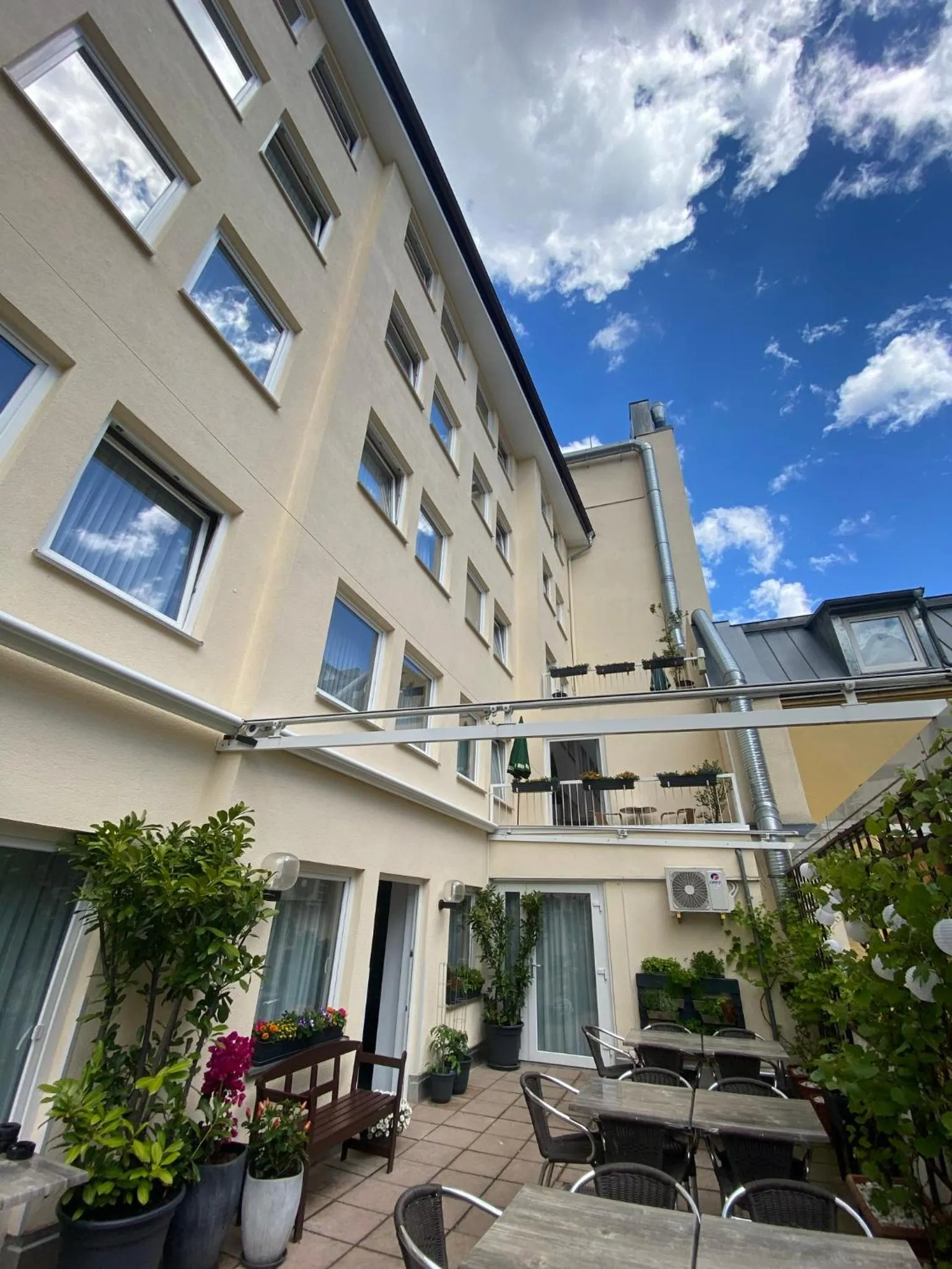 Patio in Burghotel Nürnberg