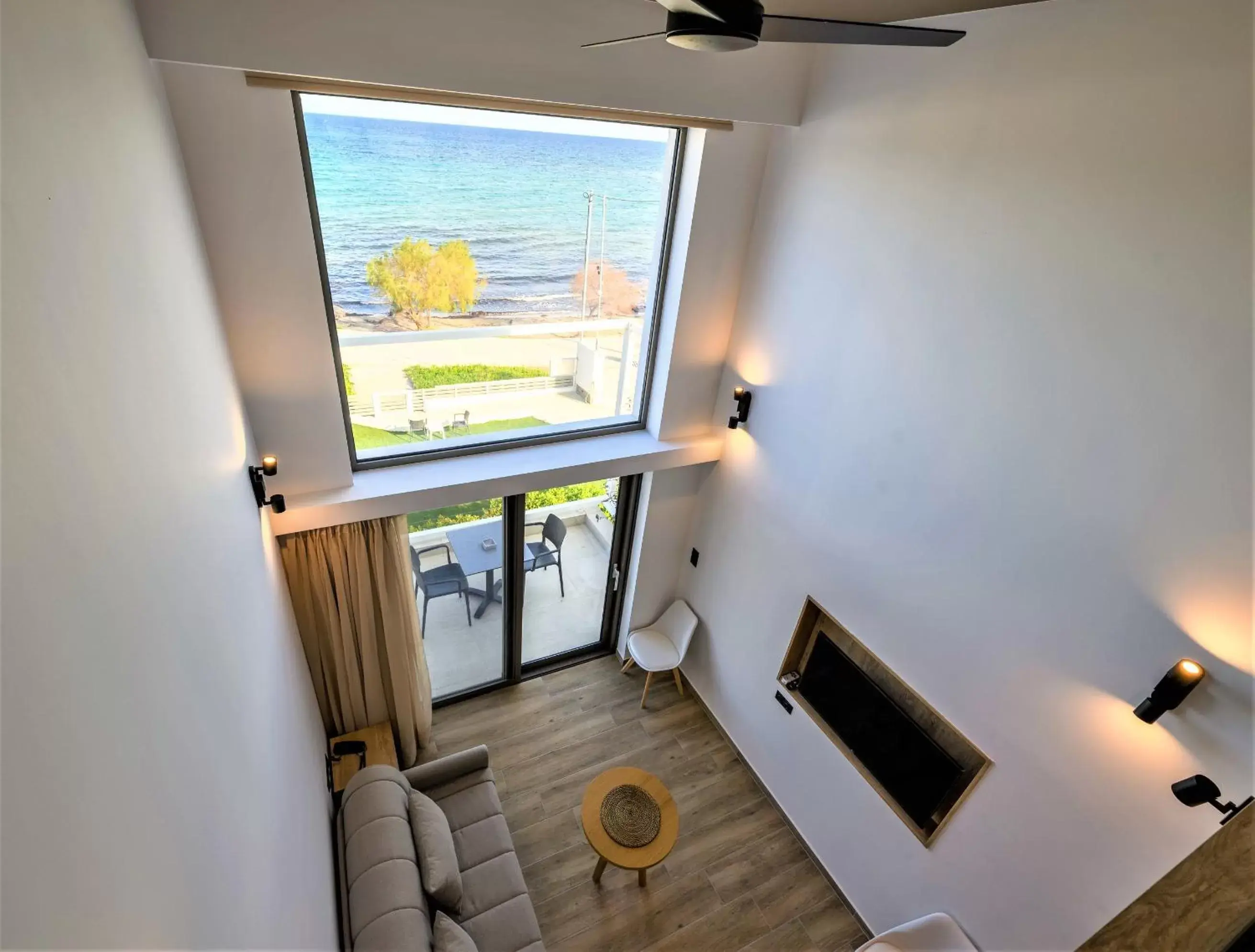 Living room, Seating Area in CUBES ON THE BEACH Athens Airport